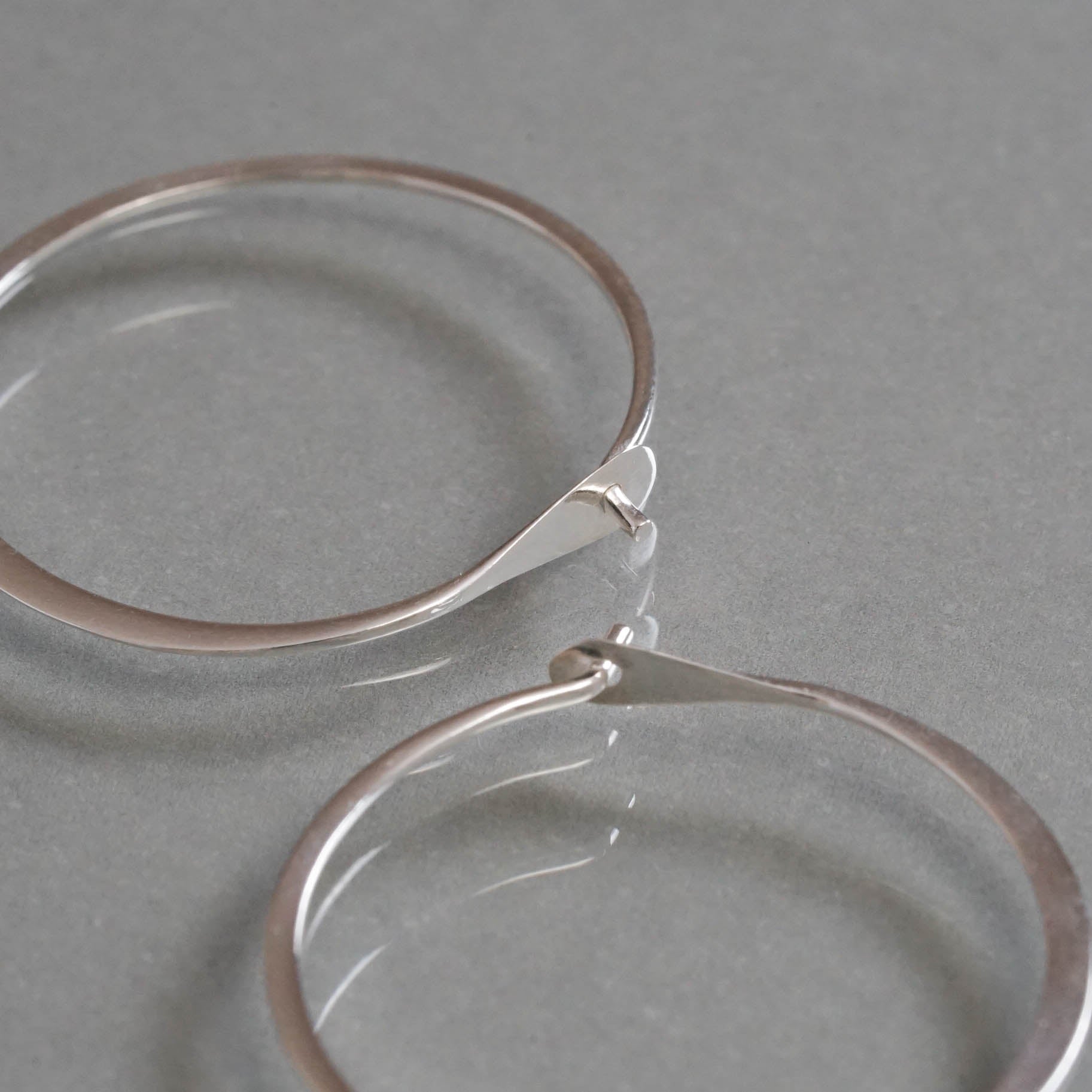 SOURCE objects - Silver Large Round Hoops［MJM1-003S SV］ピアス