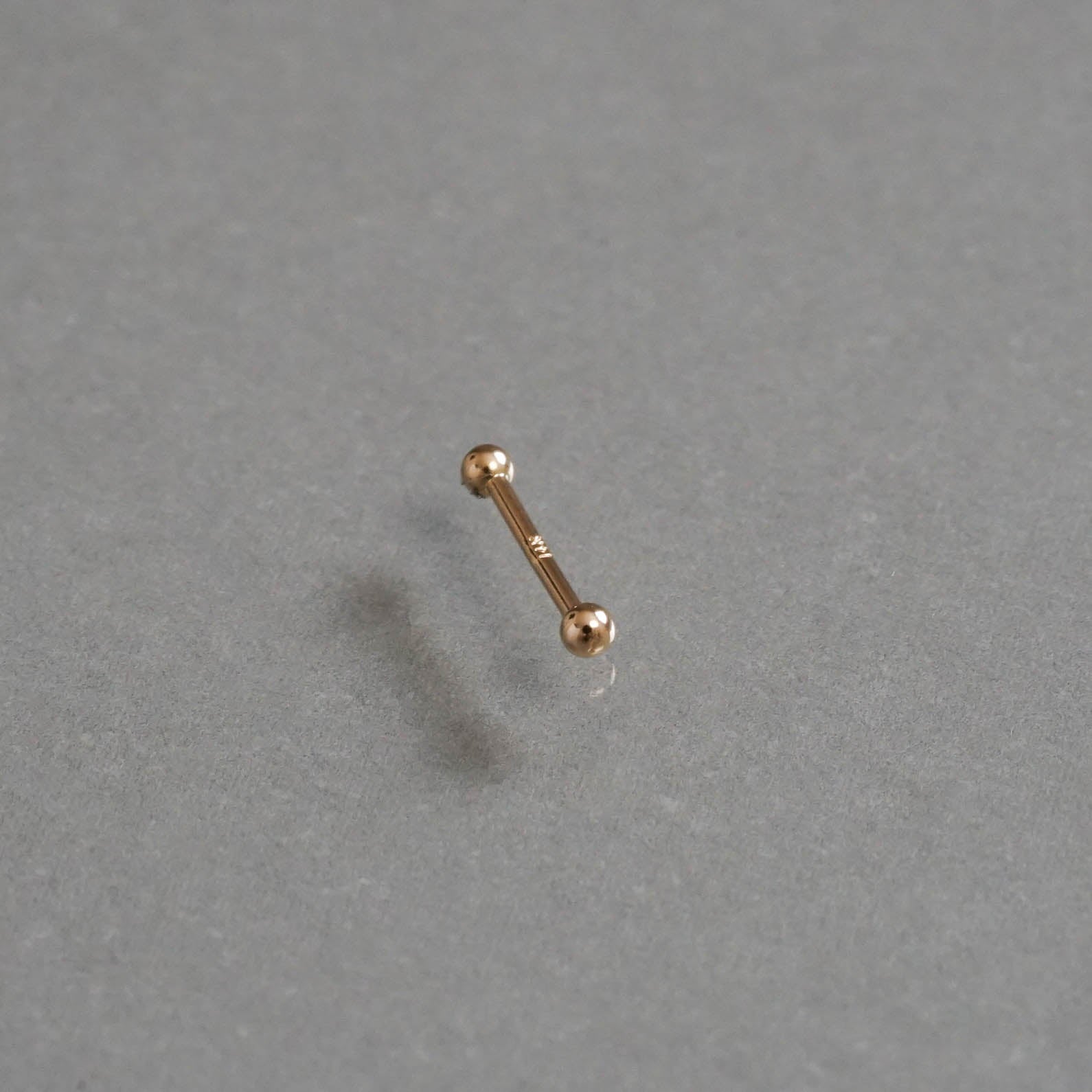 SOURCE objects - Long Barbell Earring［KWN-002 K14YG］ピアス