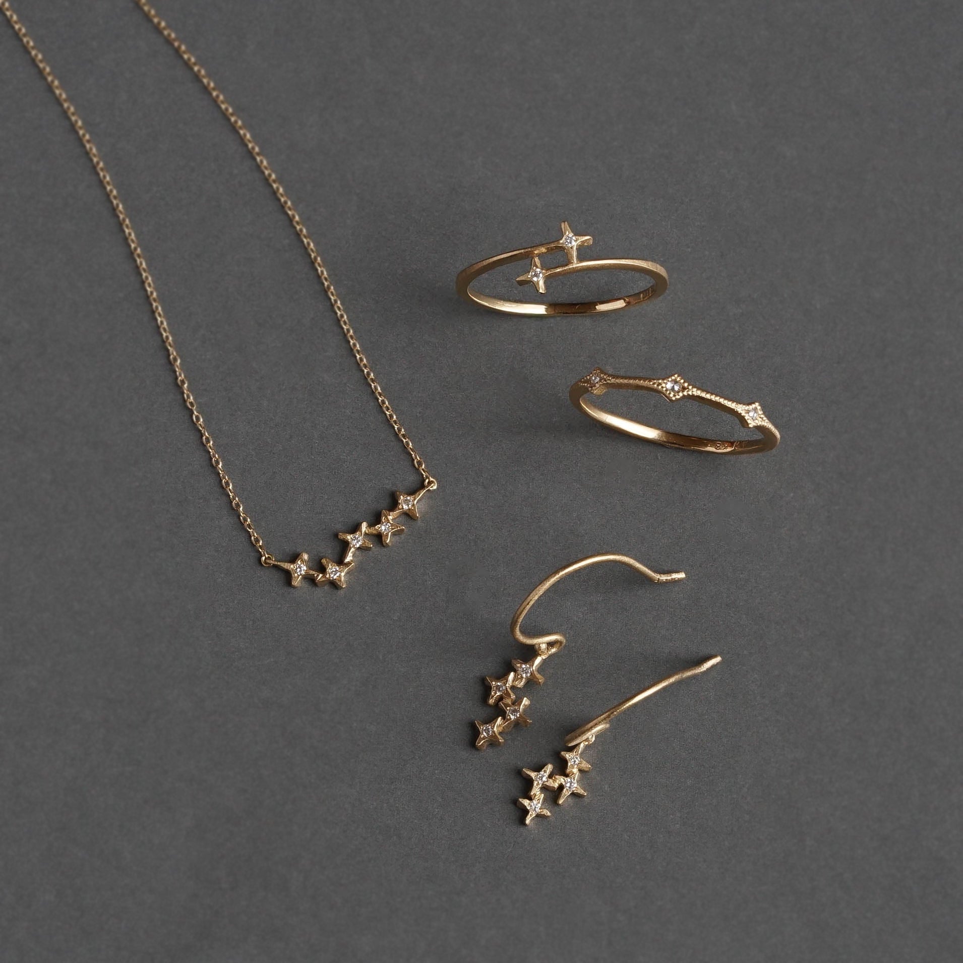 Atelier d'antan - 2 Star Ring［A030251AR002 K18］リング