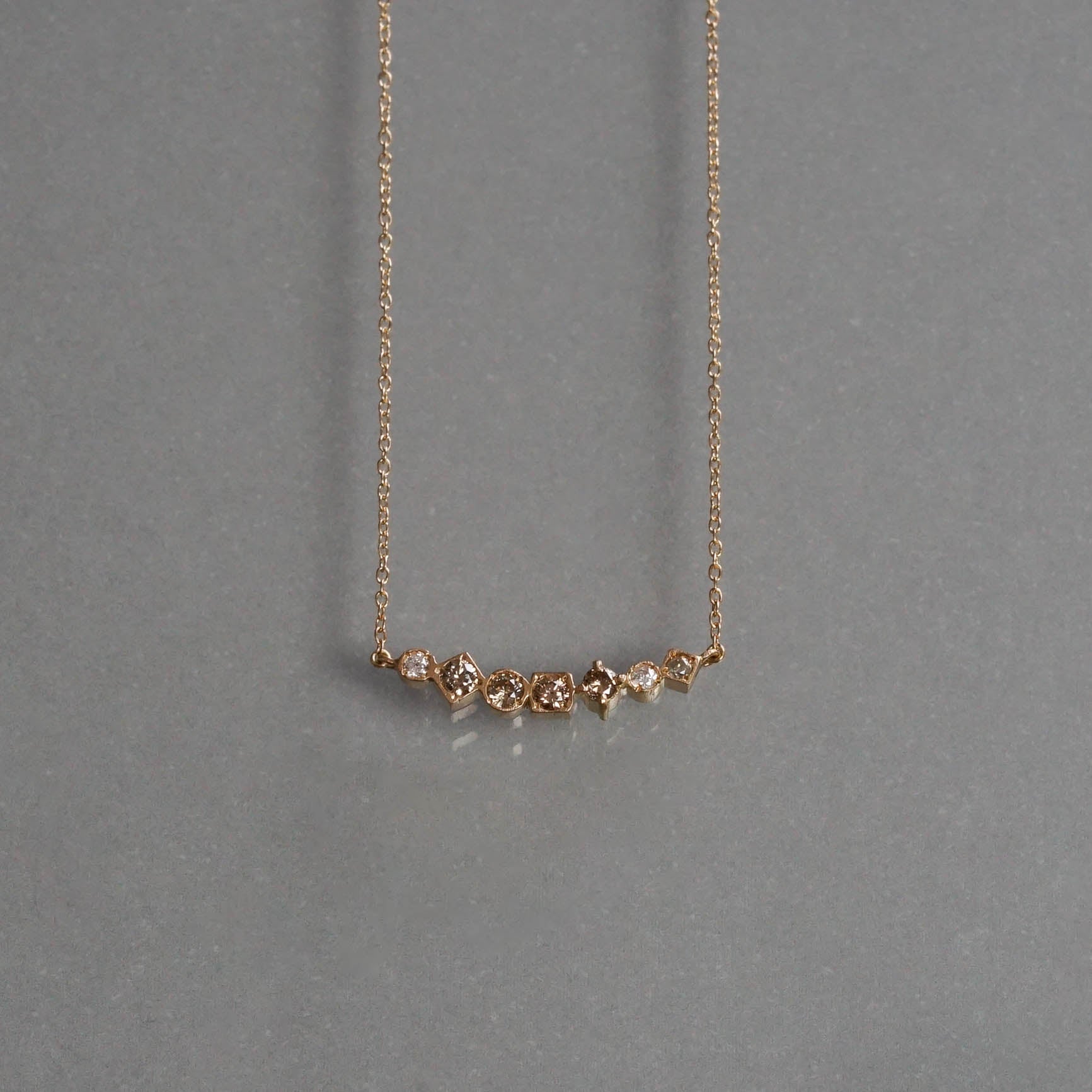 Atelier d'antan - Mixed Chocolate Necklace［A024251AN043 K18］ネックレス