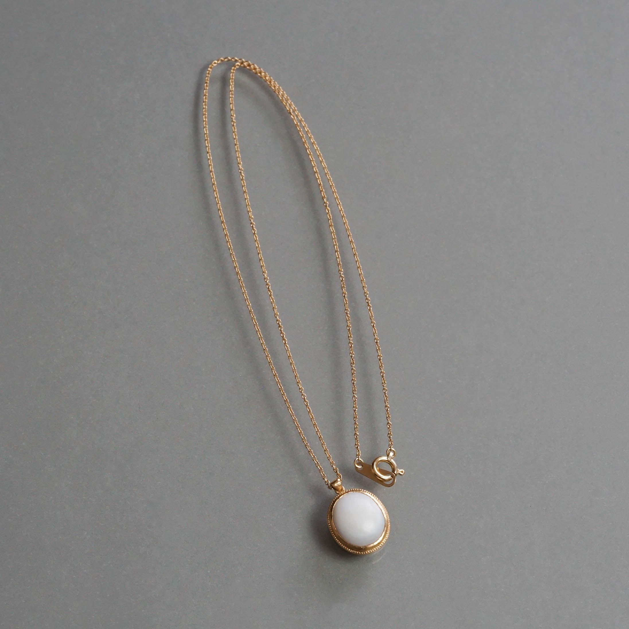 Atelier d'antan - Oval Shell Necklace［A023212AN036 K18］ネックレス