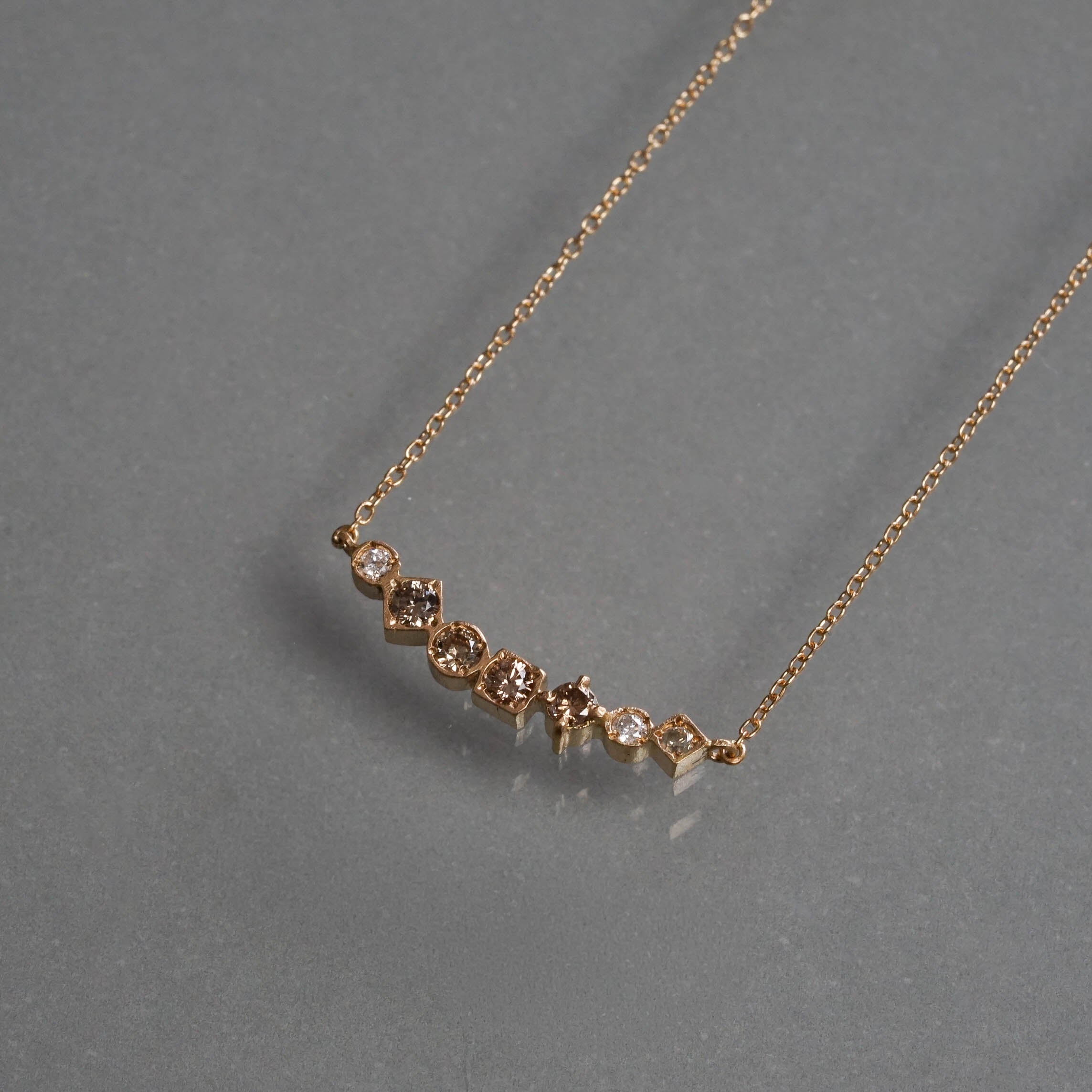 Atelier d'antan - Mixed Chocolate Necklace［A024251AN043 K18］ネックレス