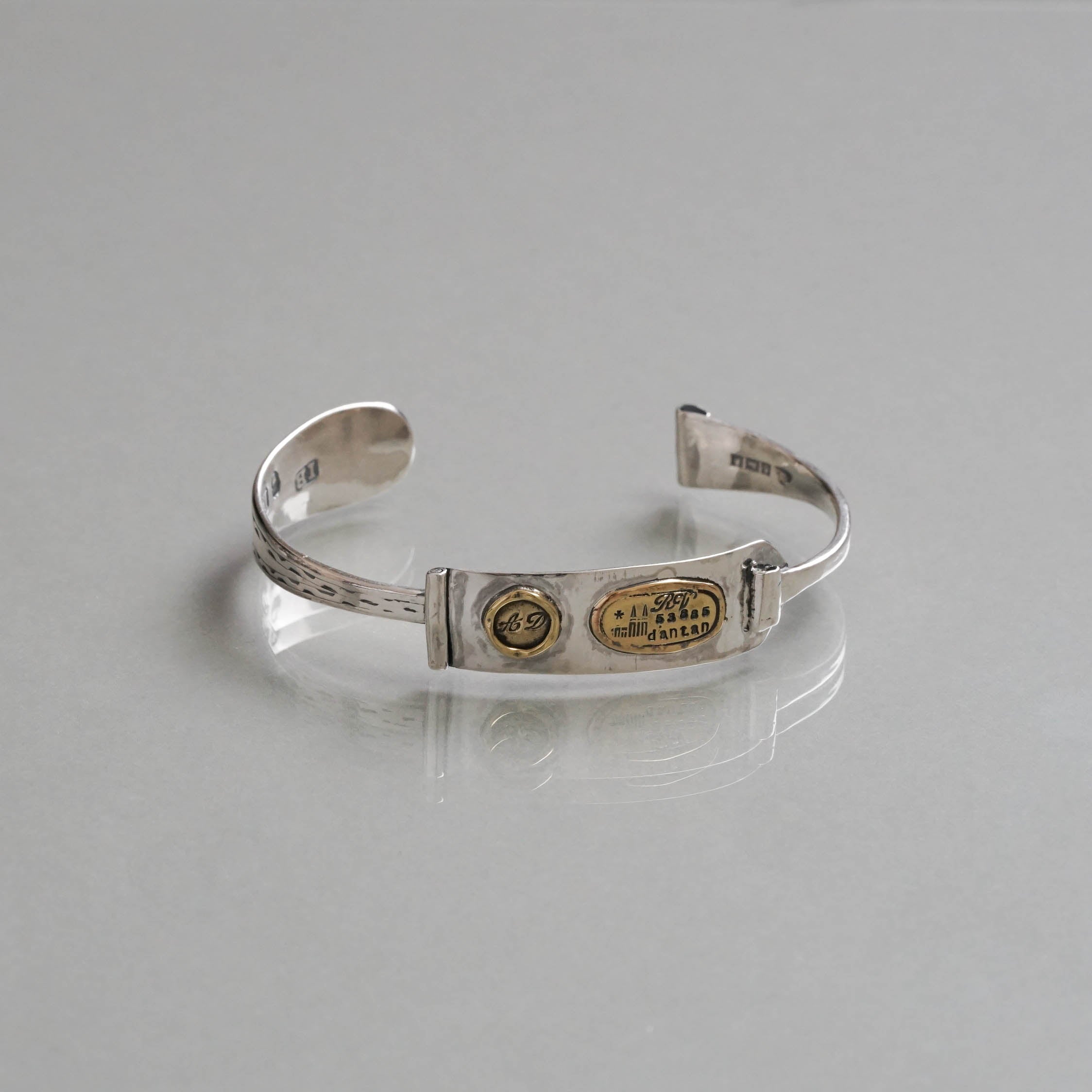 Revivre-Crepe Spoon bangle［A202242AB122 Silver/Brass］バングル