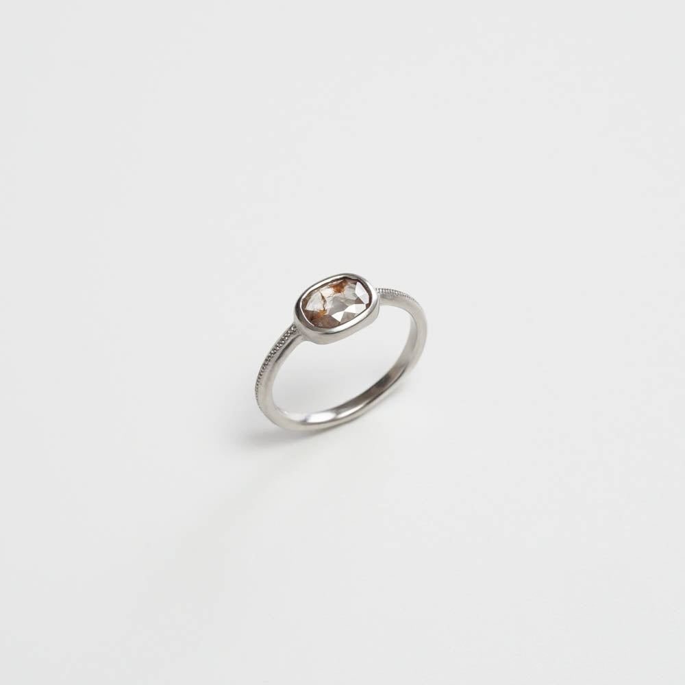 atelier plow-ローズカットダイヤモンド リング［Diamond Pt900 #11］