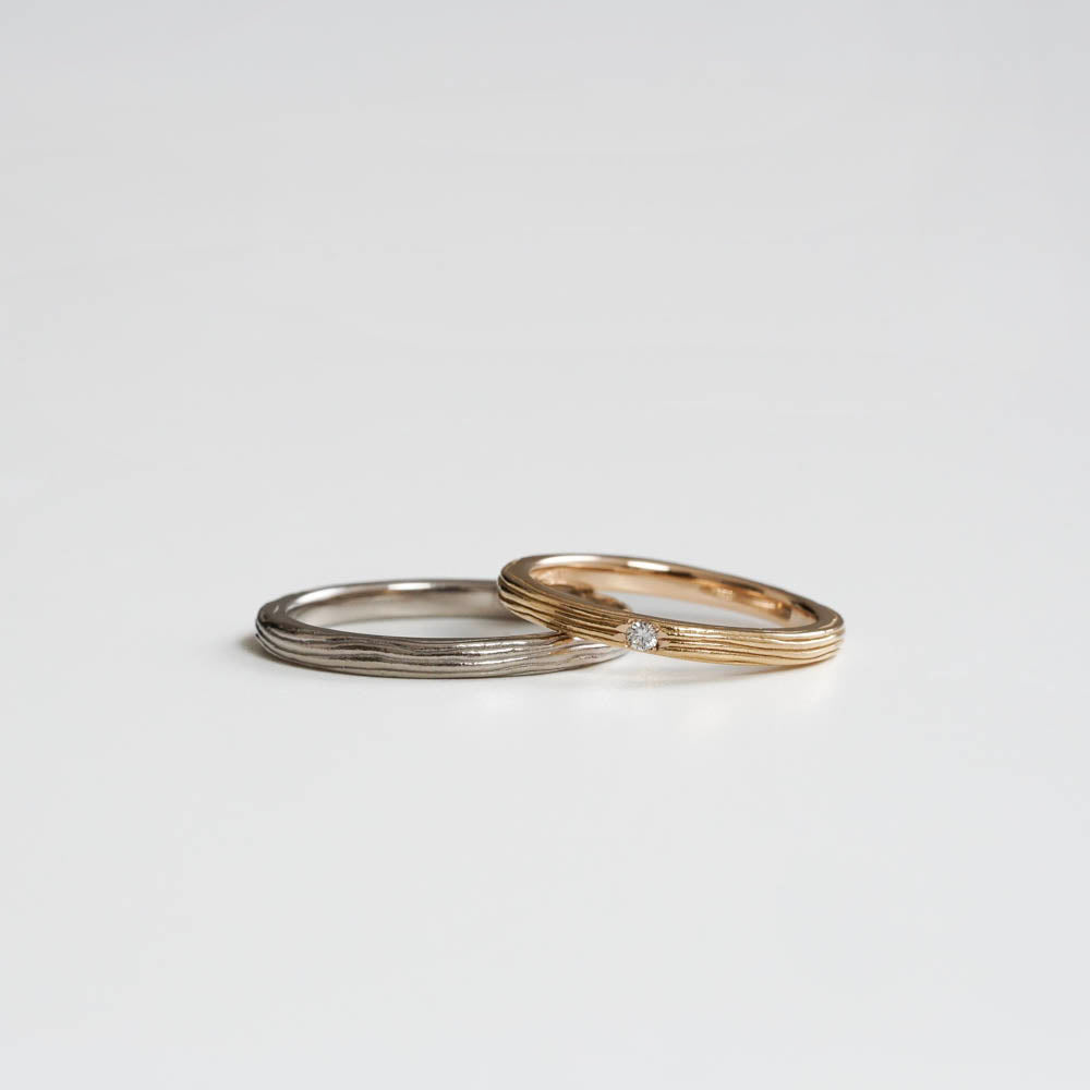 FRAU KOBE BRIDAL RING［NATURE NW001］結婚指輪（ペア）