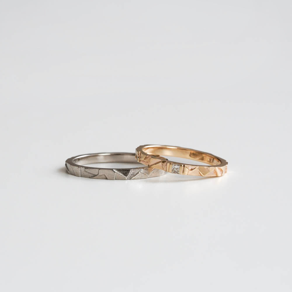 FRAU KOBE BRIDAL RING［NATURE NW002］結婚指輪（ペア）