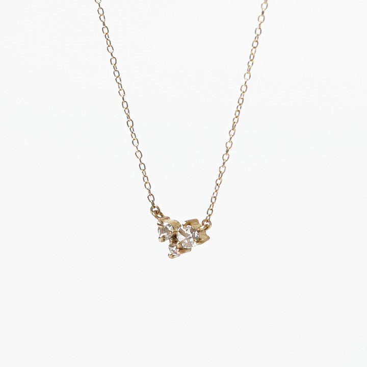 3 Rosecut Dia C Necklace［A022202AN026 K18］ネックレス