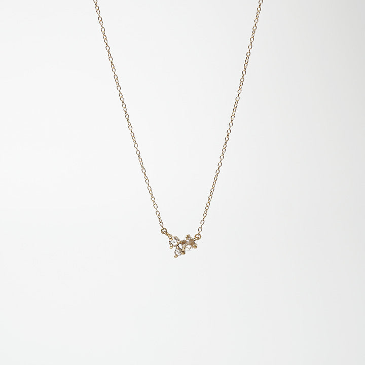 3 Rosecut Dia C Necklace［A022202AN026 K18］ネックレス