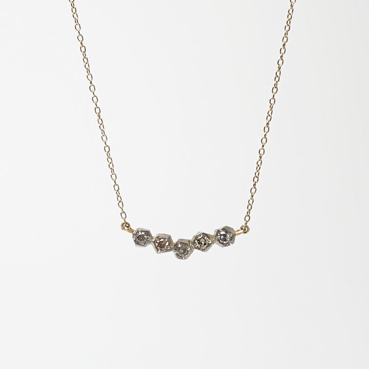 5 Chocolate H Necklace［A024202AN023 K18］ネックレス