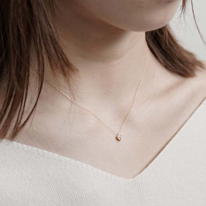 Atelier d'antan：Round Chocolate Necklace A024201AN008