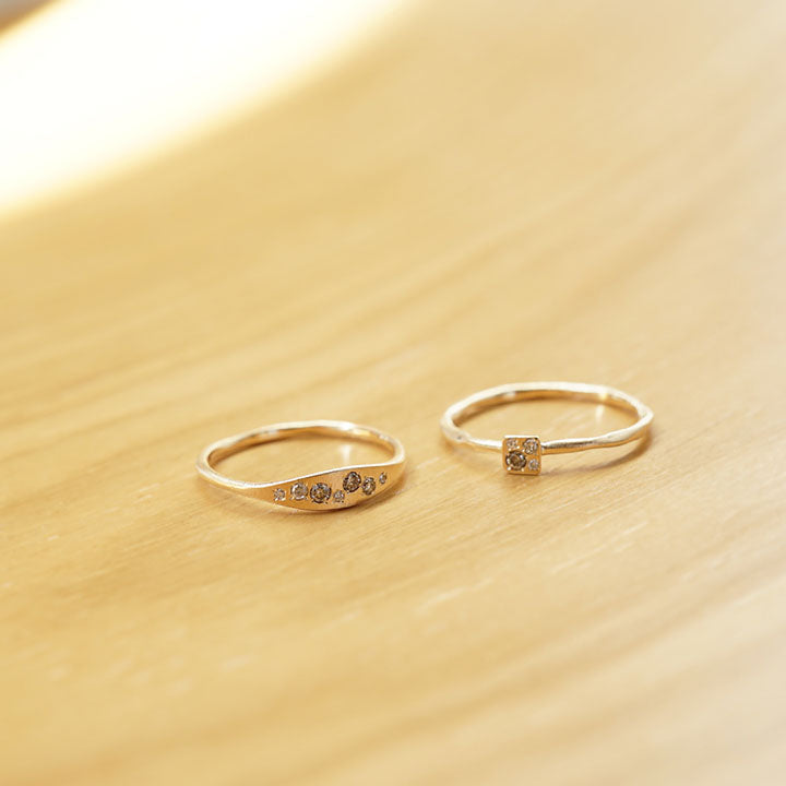 Atelier d'antan : Marquise Chocolate H Ring A024202AR018