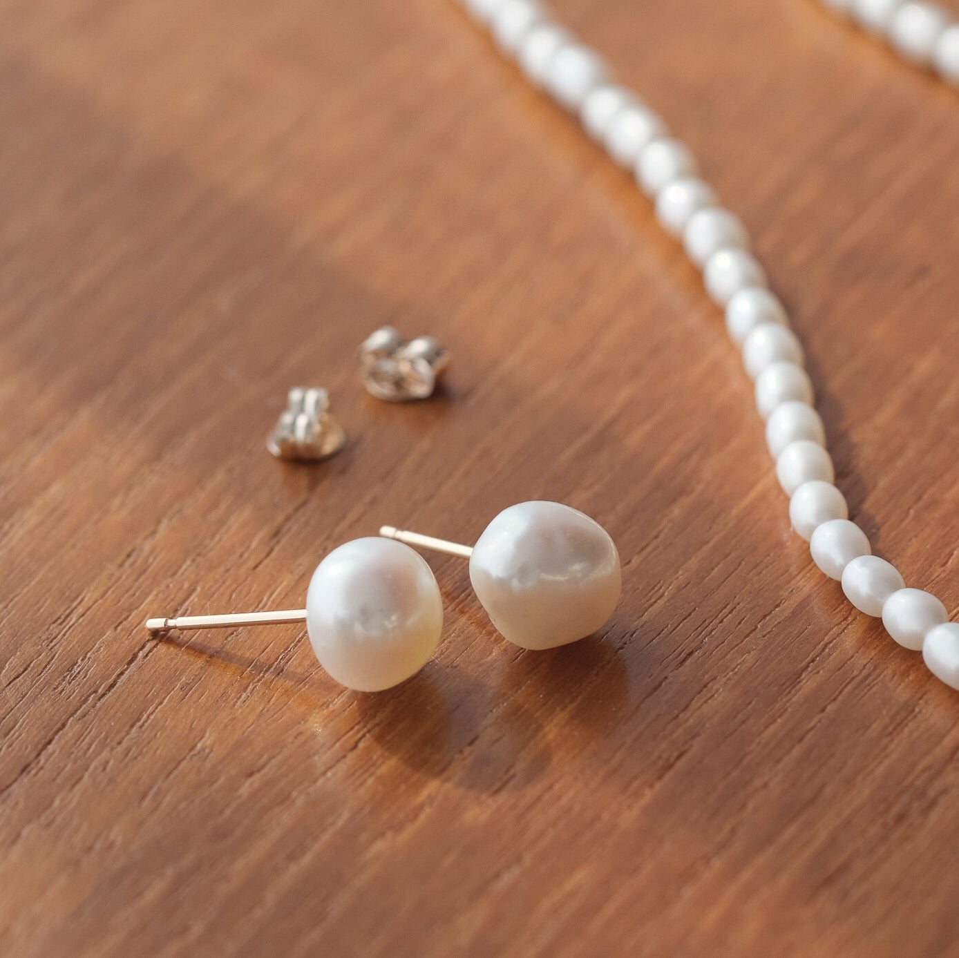 Toile-2 Pearl Pierce［A301172AP128 K10YG］ピアス