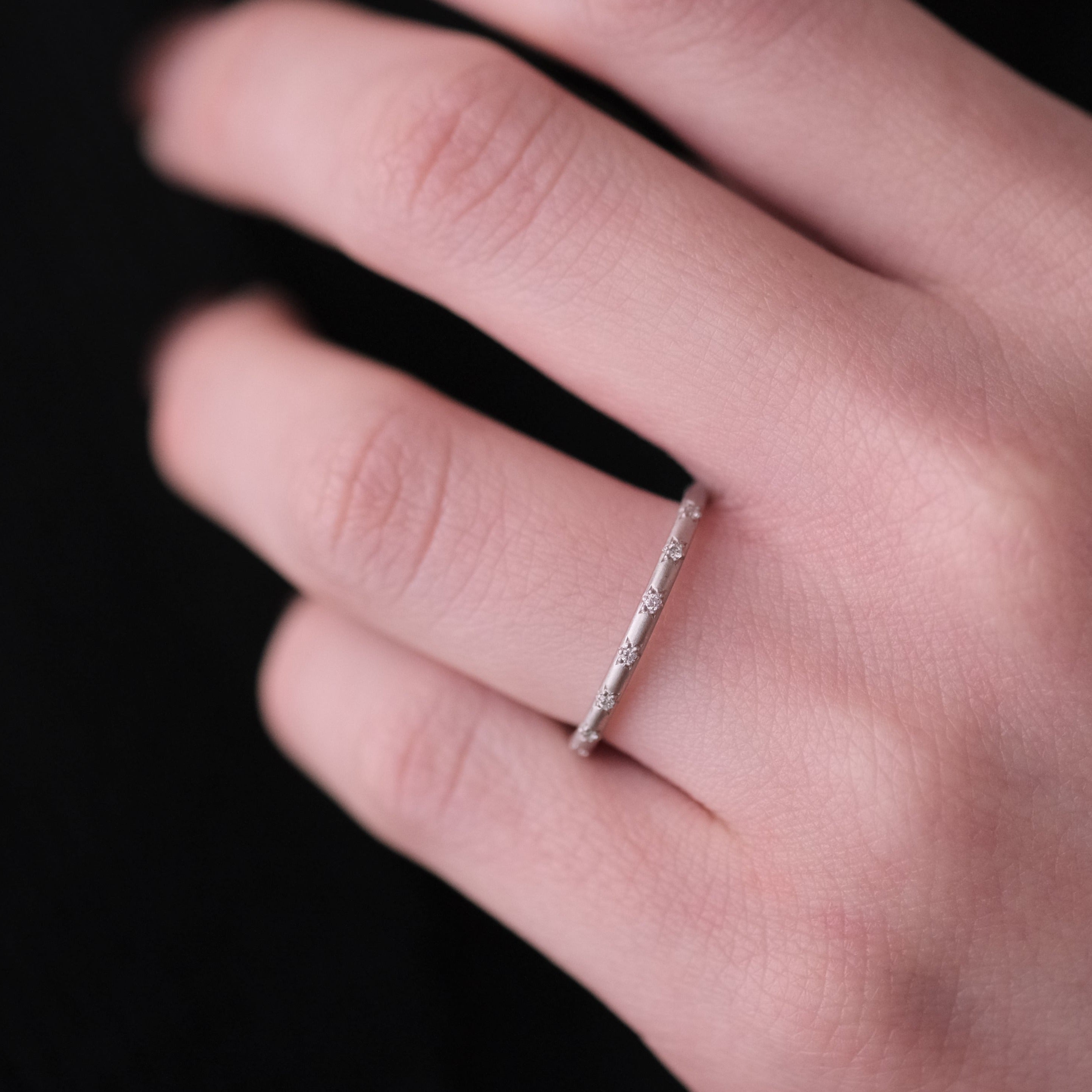 sowi:くるり Pt900/Pt900×ダイヤモンド 結婚指輪