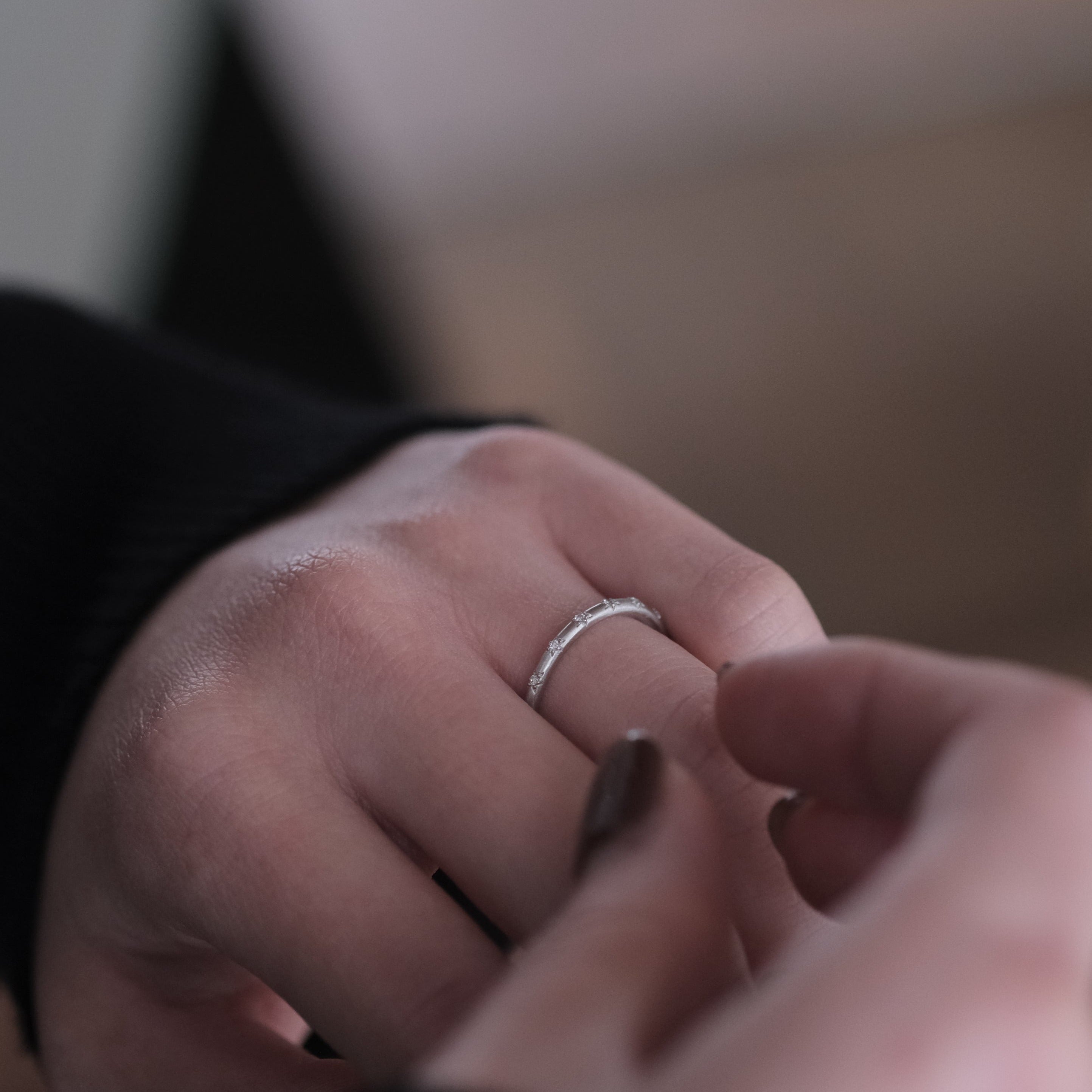 BRIDAL RING［くるり Pt900/ダイヤモンド］結婚指輪