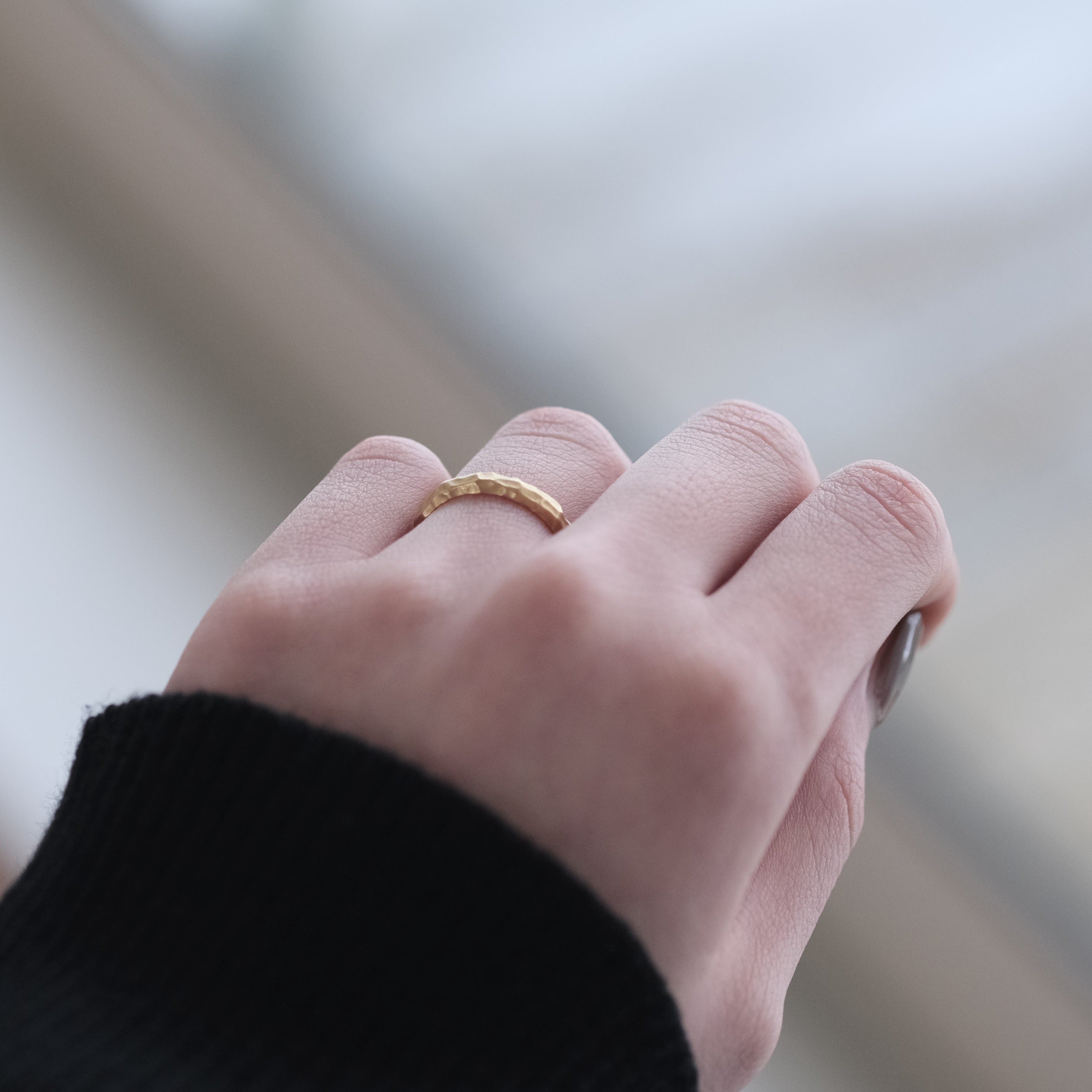 BRIDAL RING［ことこと ワイド Pt900/K18YG］結婚指輪