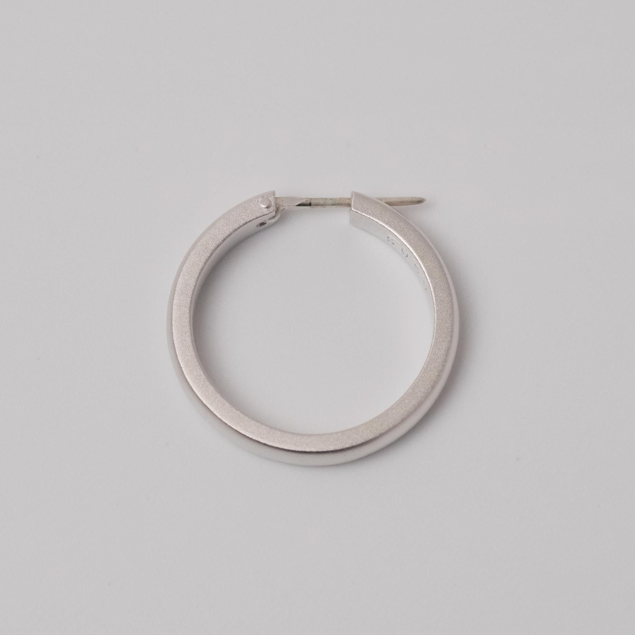 doughnut hoop pierce (L)［FP01-SVMAT］ピアス