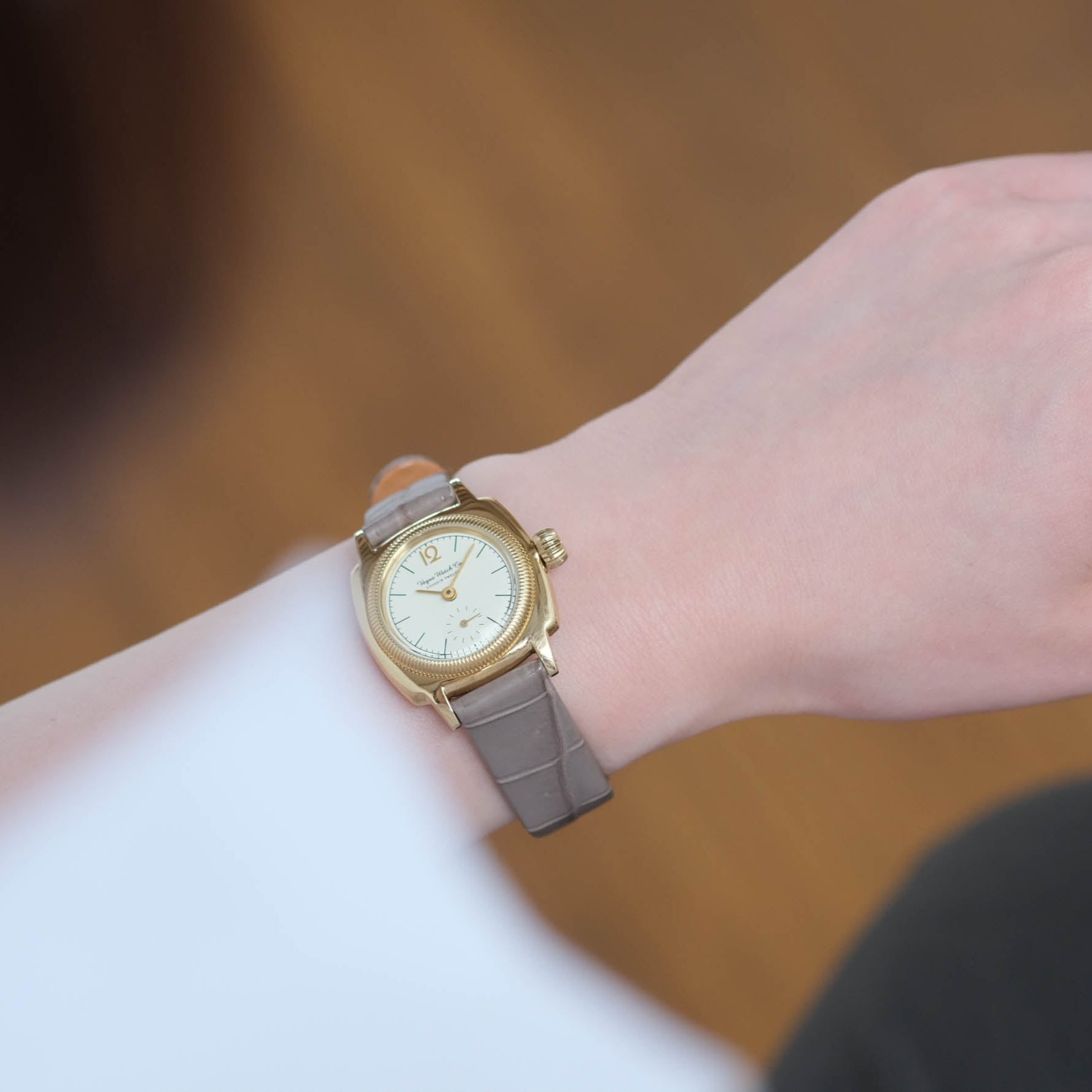 VAGUE WATCH Co. - COUSSIN 12 CROCOBELT［28mm GOLD］腕時計