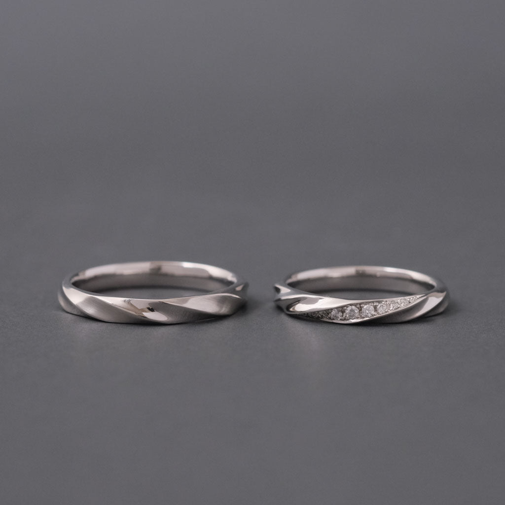 BS71 シークレット BS70-085 ミッシングリンク Something Blue：SH716/717 Pt950 結婚指輪