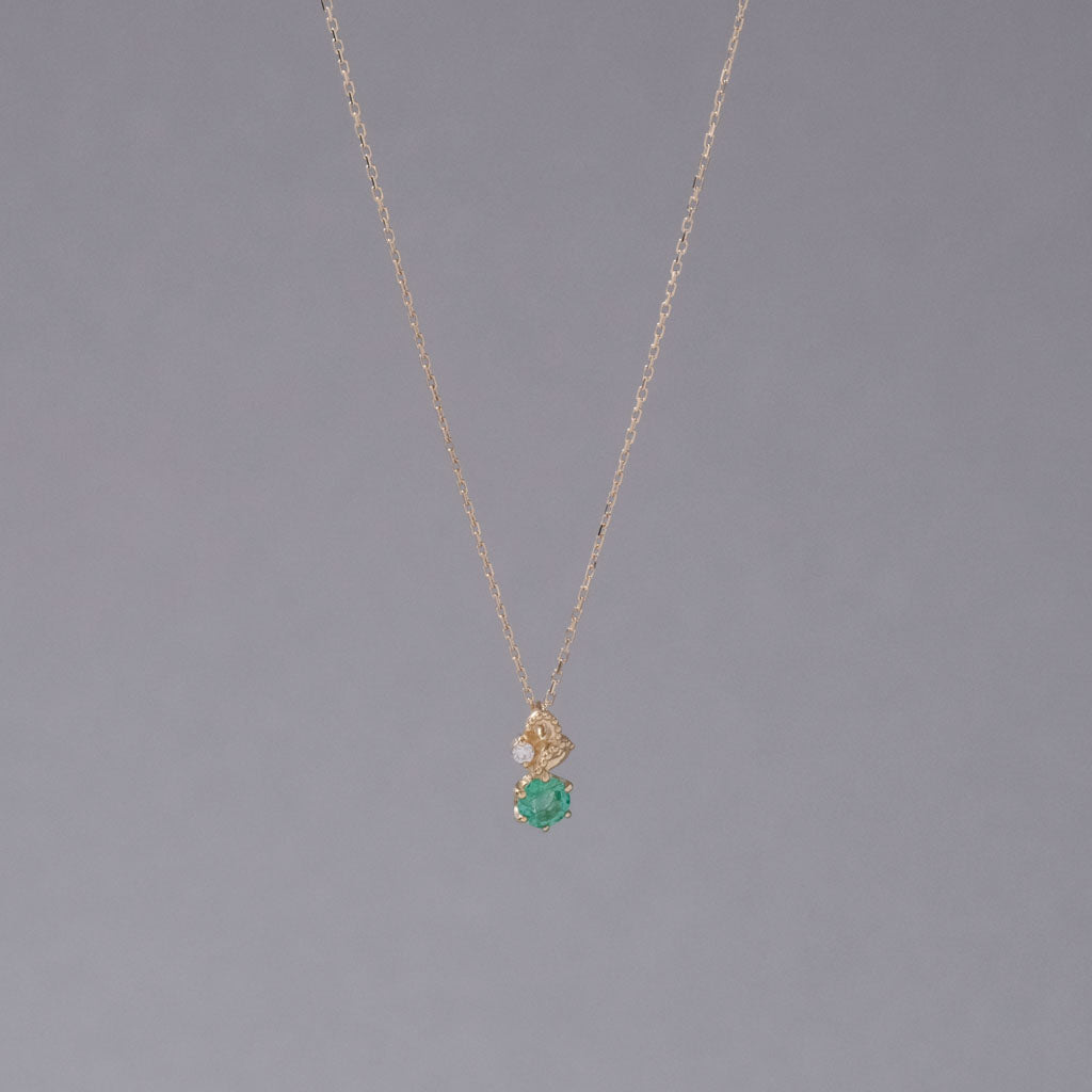sowi: Secret Garden Necklace［309R0331 K10YG emerald］ネックレス
