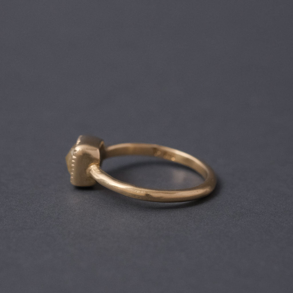 atelier plow BRIDAL RING［ローズカットダイヤモンドリング 2 K18YG］婚約指輪
