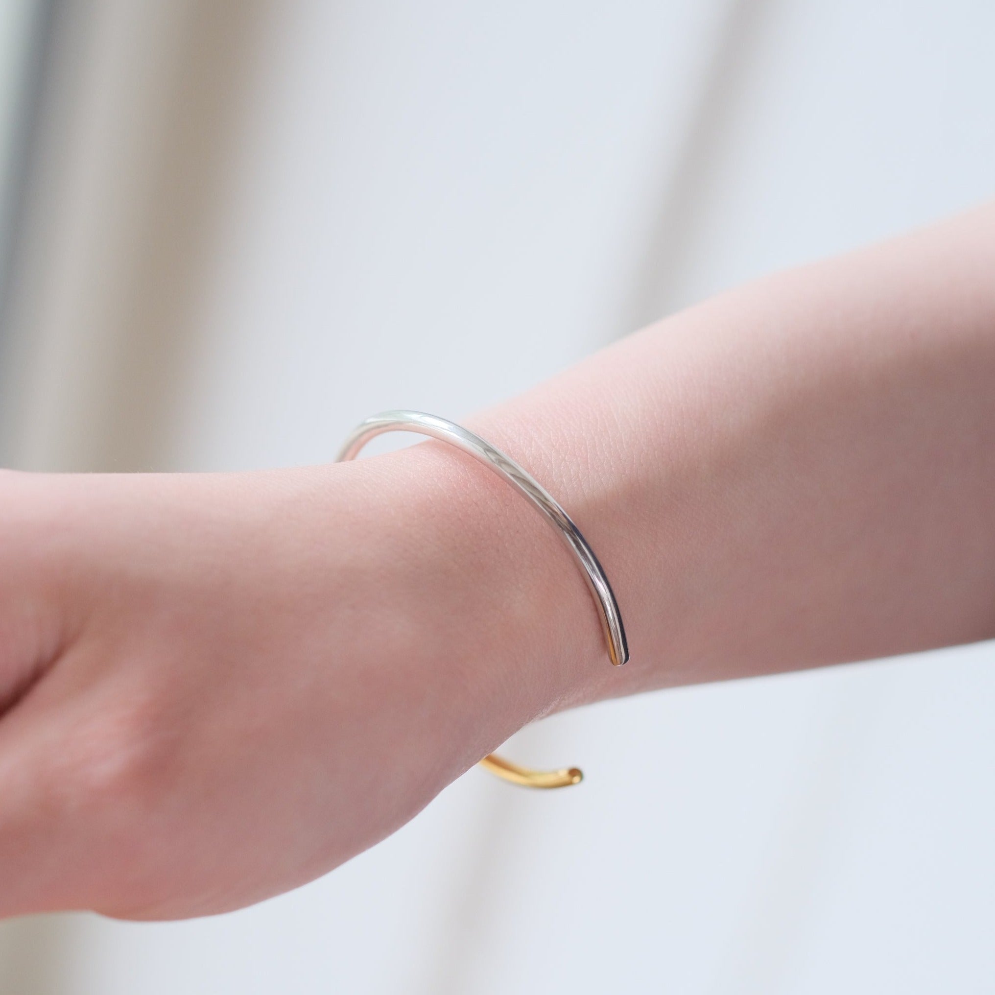 ACE by morizane: round gradation bangle［AG921601GR Sterling silver］バングル