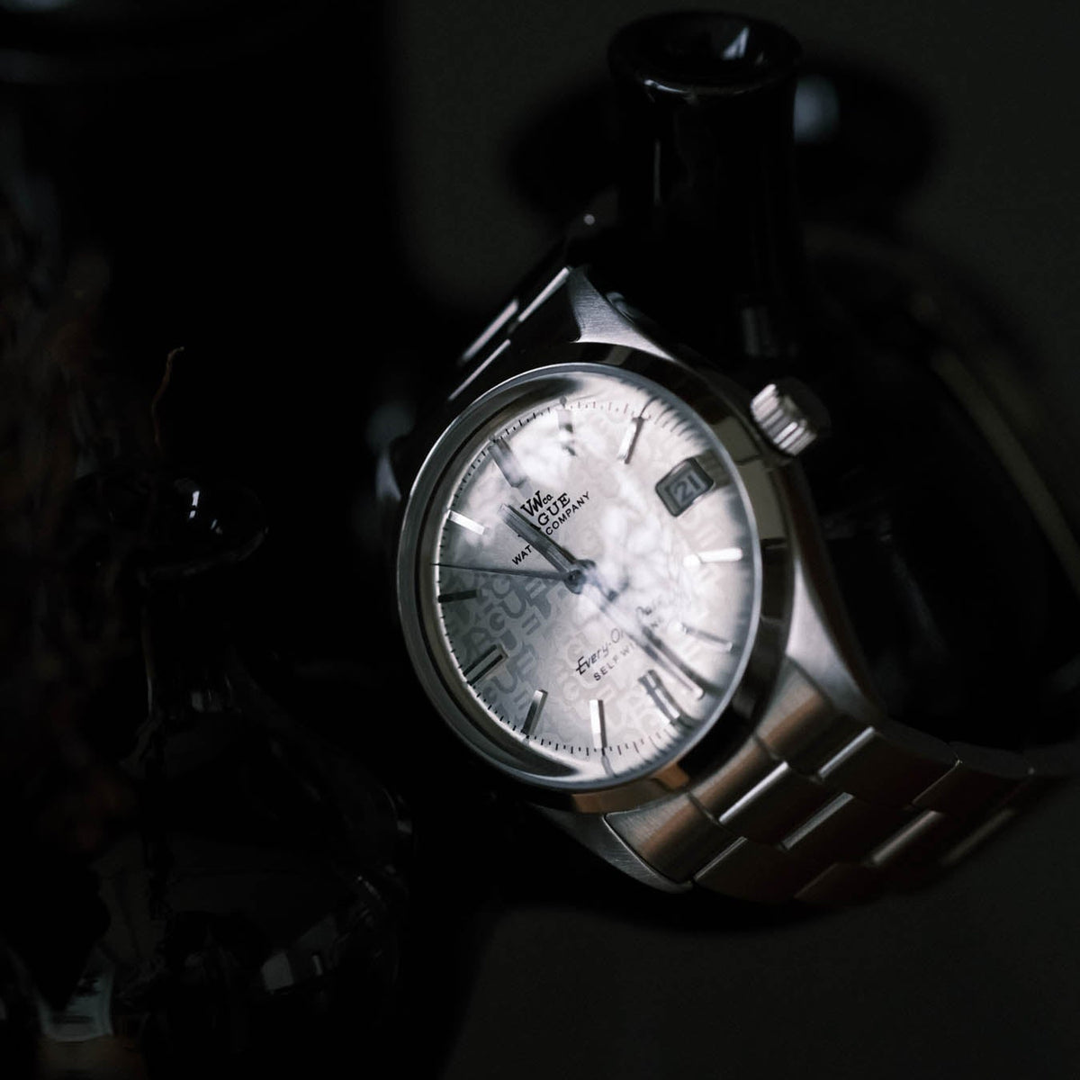 VAGUE WATCH Co. - EVERY ONE DATE［SILVER］腕時計