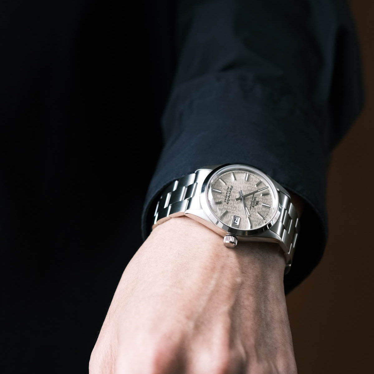 VAGUE WATCH Co. - EVERY ONE DATE［SILVER］腕時計