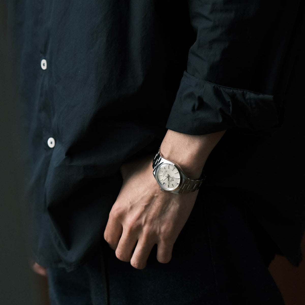 VAGUE WATCH Co. - EVERY ONE DATE［SILVER］腕時計