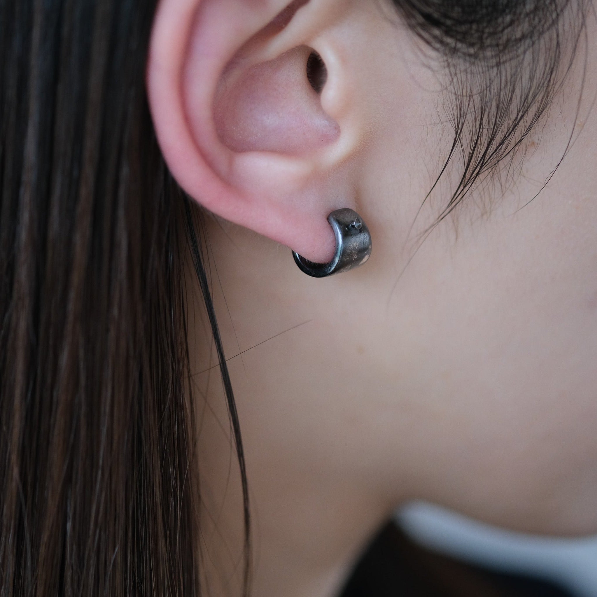 band pierce 01 whim［AG920106W Sterling silver］ピアス