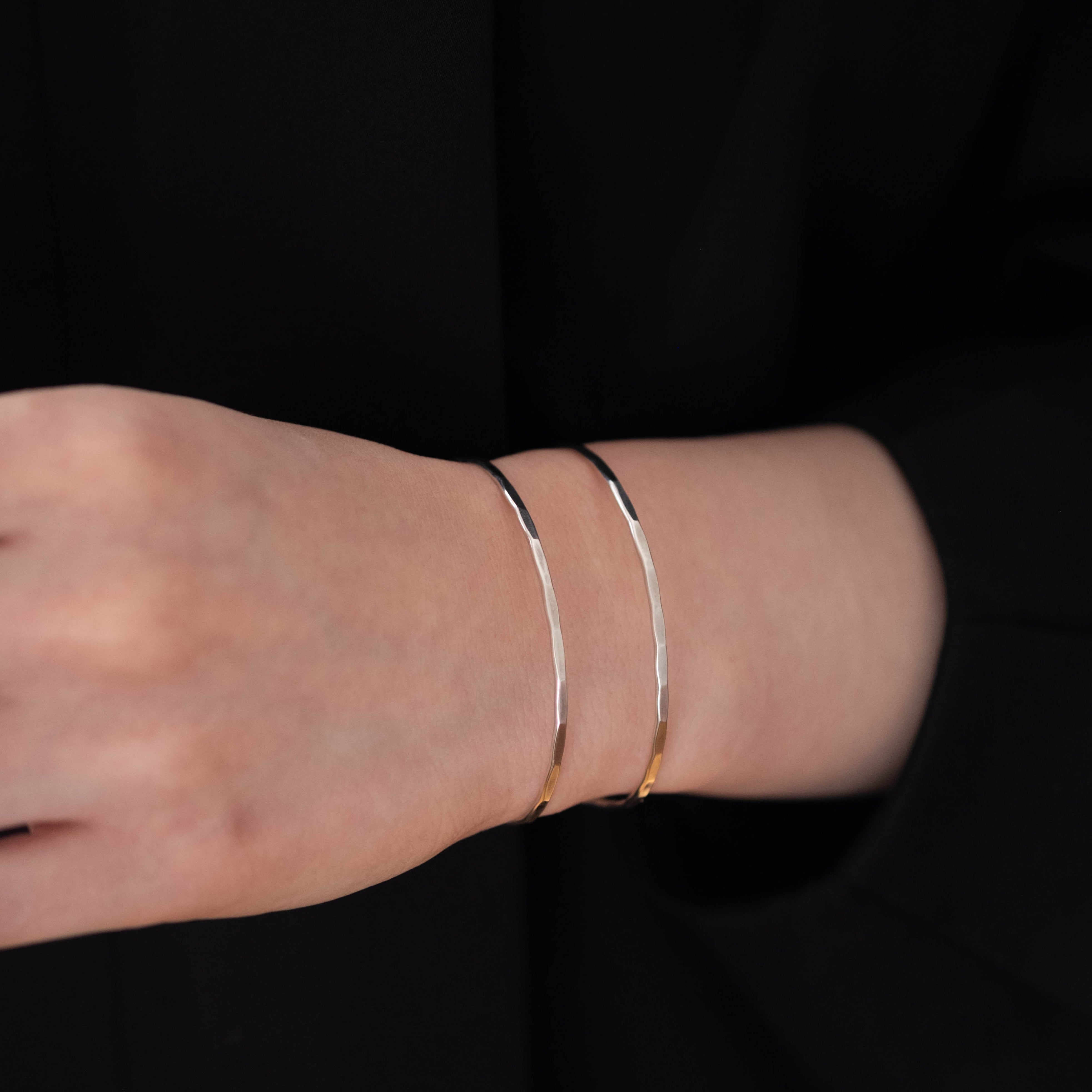 SOURCE objects - Silver Double Bar Bracelet［MJM1-071 SV］ブレスレット