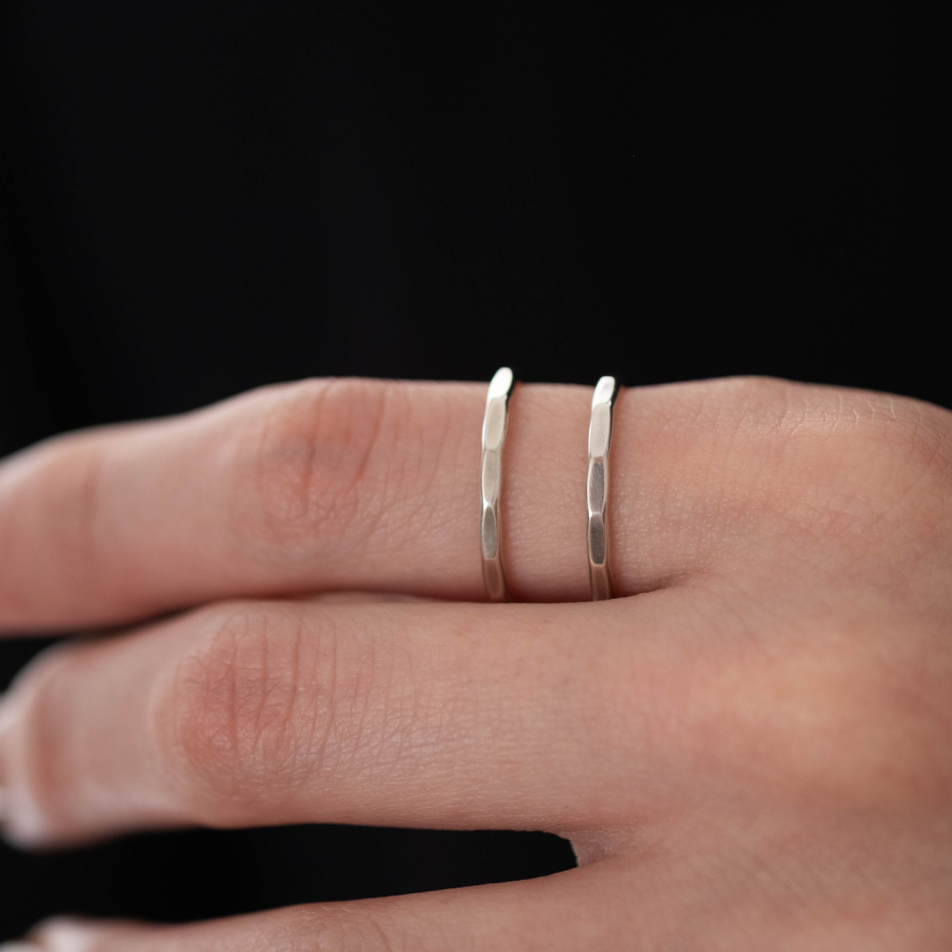 SOURCE objects - Silver Double Open Back Ring［MJM1-112 SV］リング