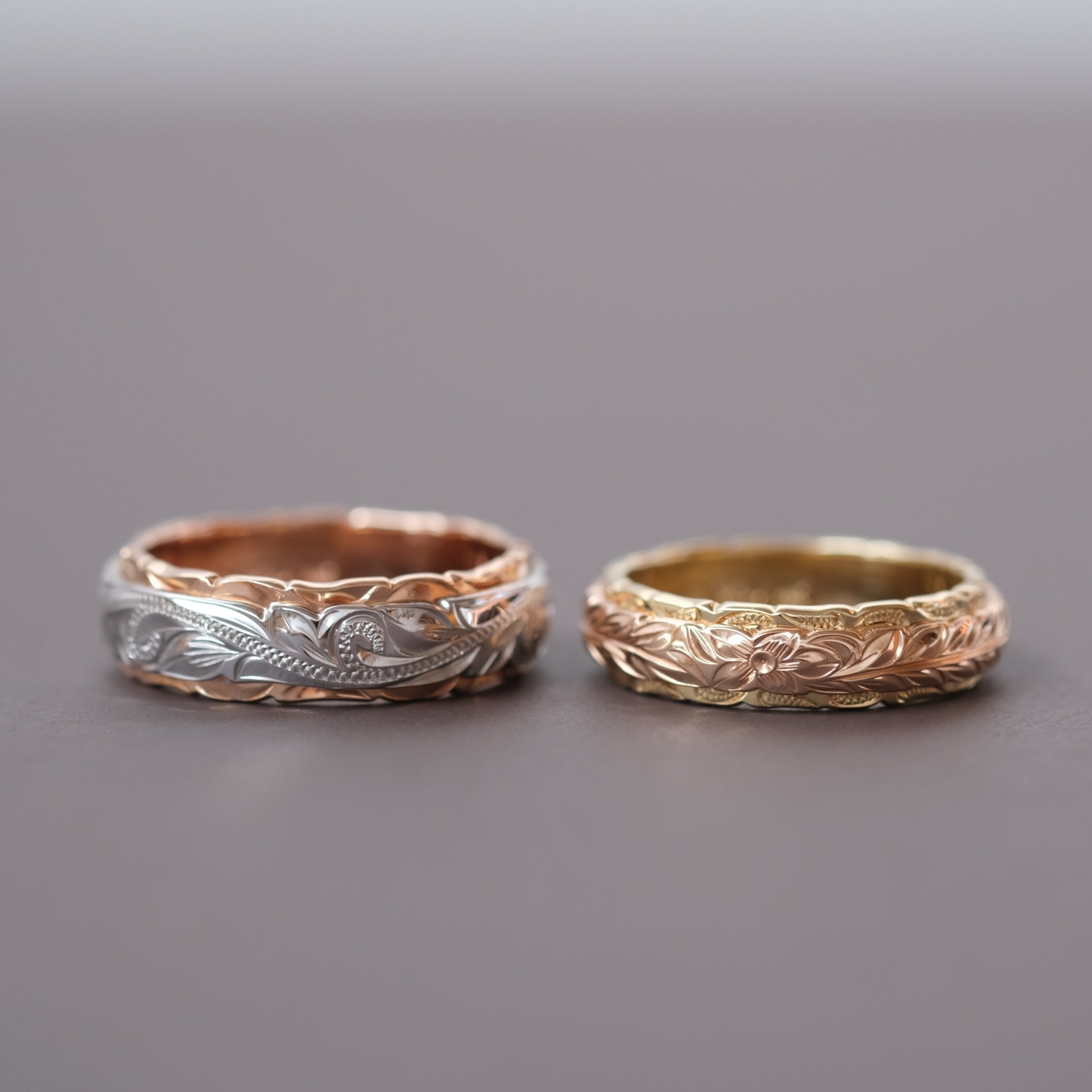 Maxi：ツ―トンリング K14PG×K14WG/K14YG×K14PG 結婚指輪（ペア）