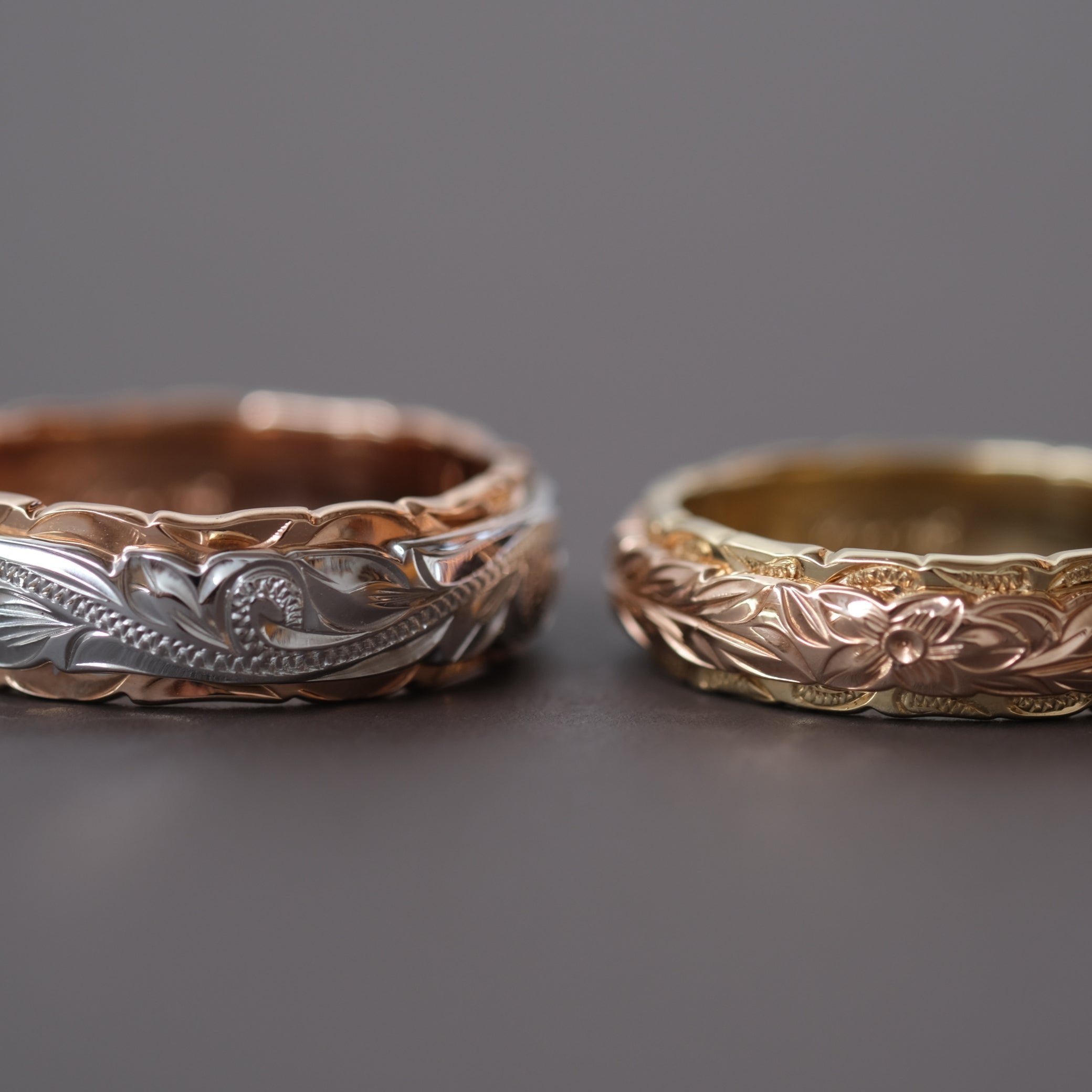 Maxi：ツ―トンリング K14PG×K14WG/K14YG×K14PG 結婚指輪（ペア）