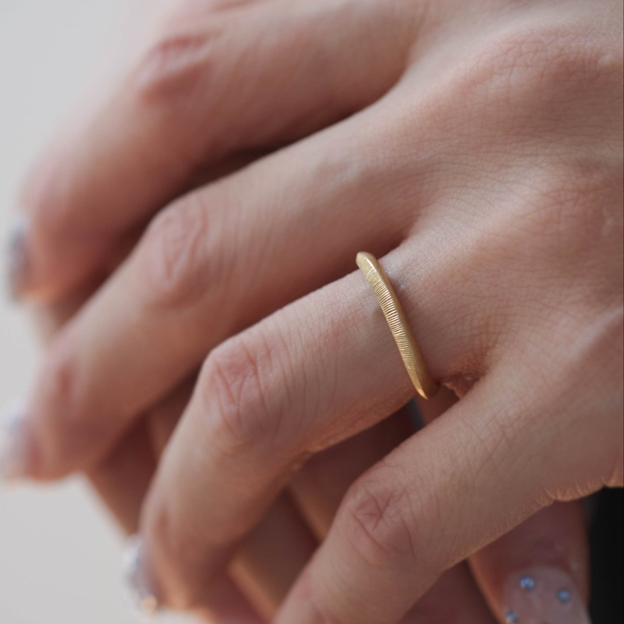 Ryui-BRIDAL RING［Currents Pt900/K18YG］結婚指輪