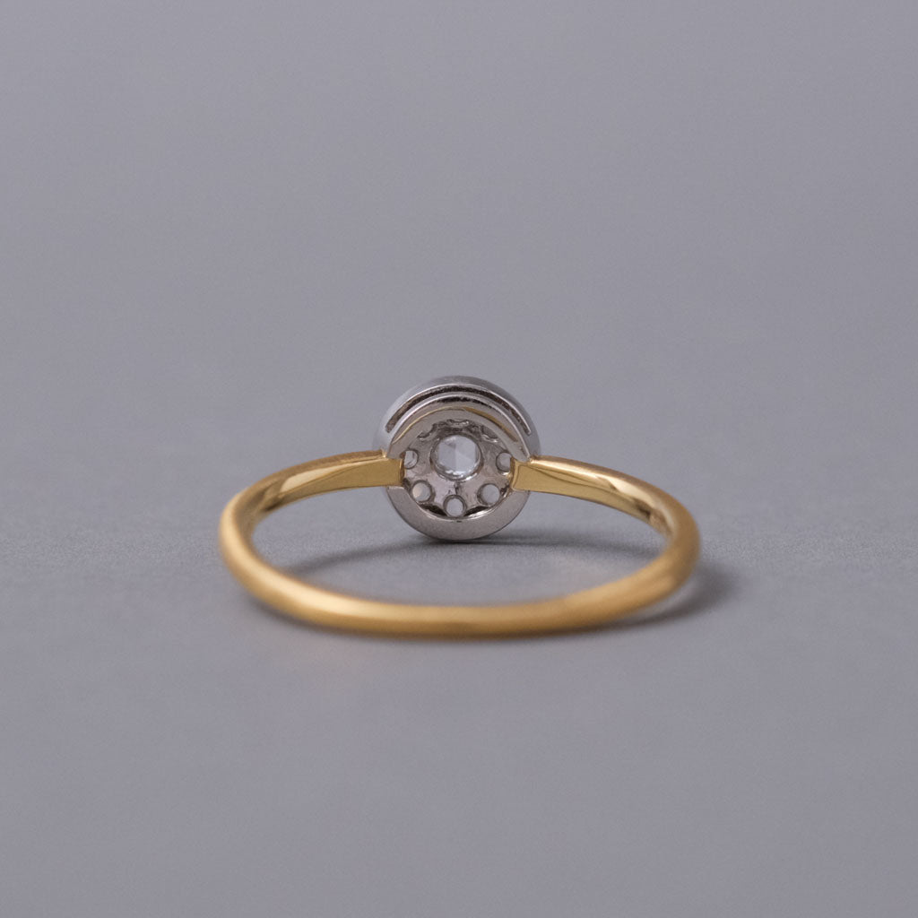BRIDAL RING［さんさん K18YG×Pt900］婚約指輪