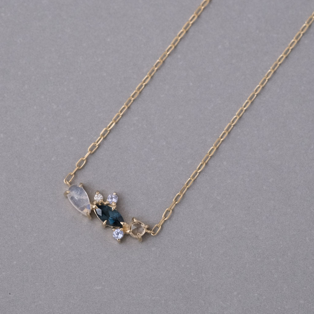 sowi-Twinkling blue Necklace［309N0401-GW-TY K10YG］ネックレス