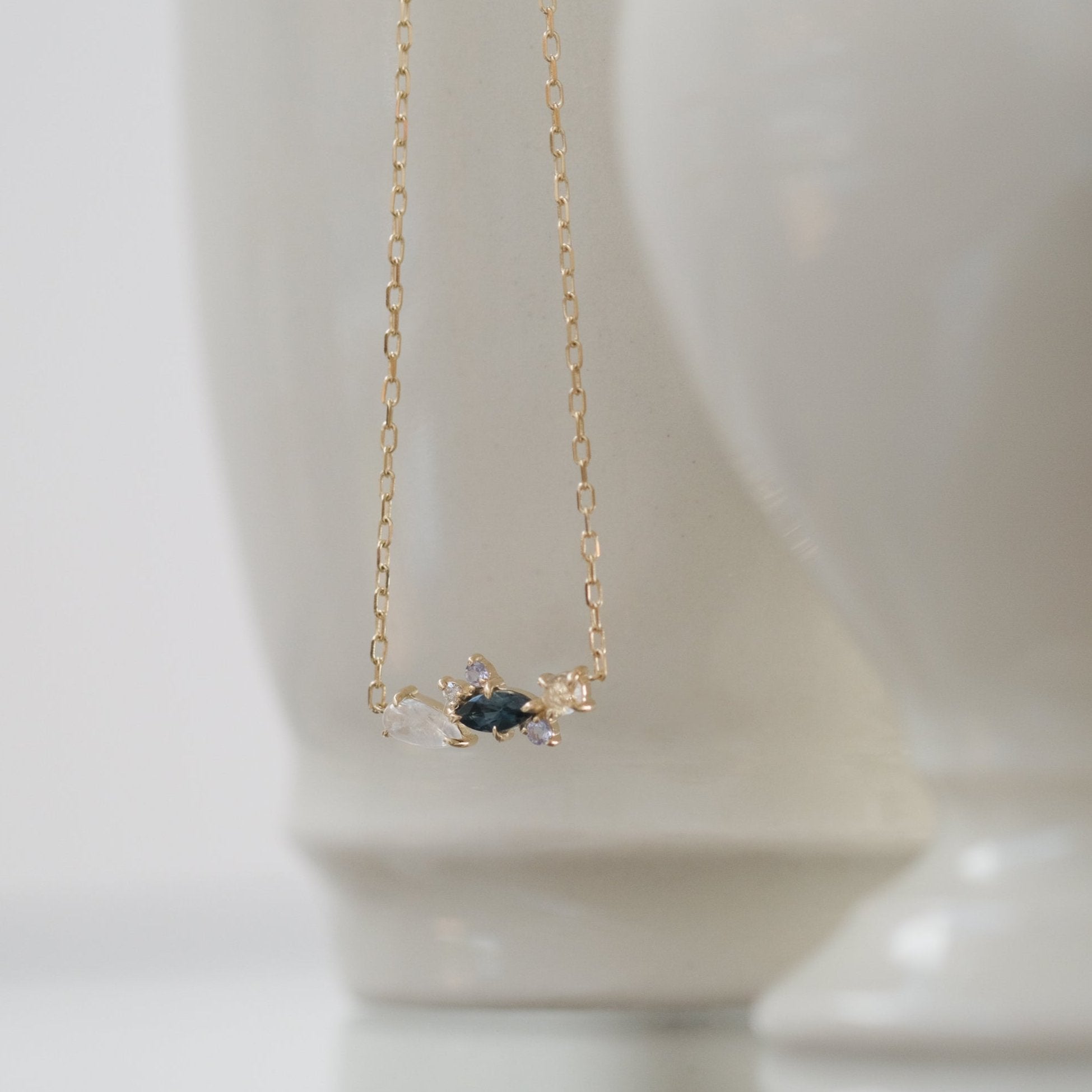 sowi-Twinkling blue Necklace［309N0401-GW-TY K10YG］ネックレス