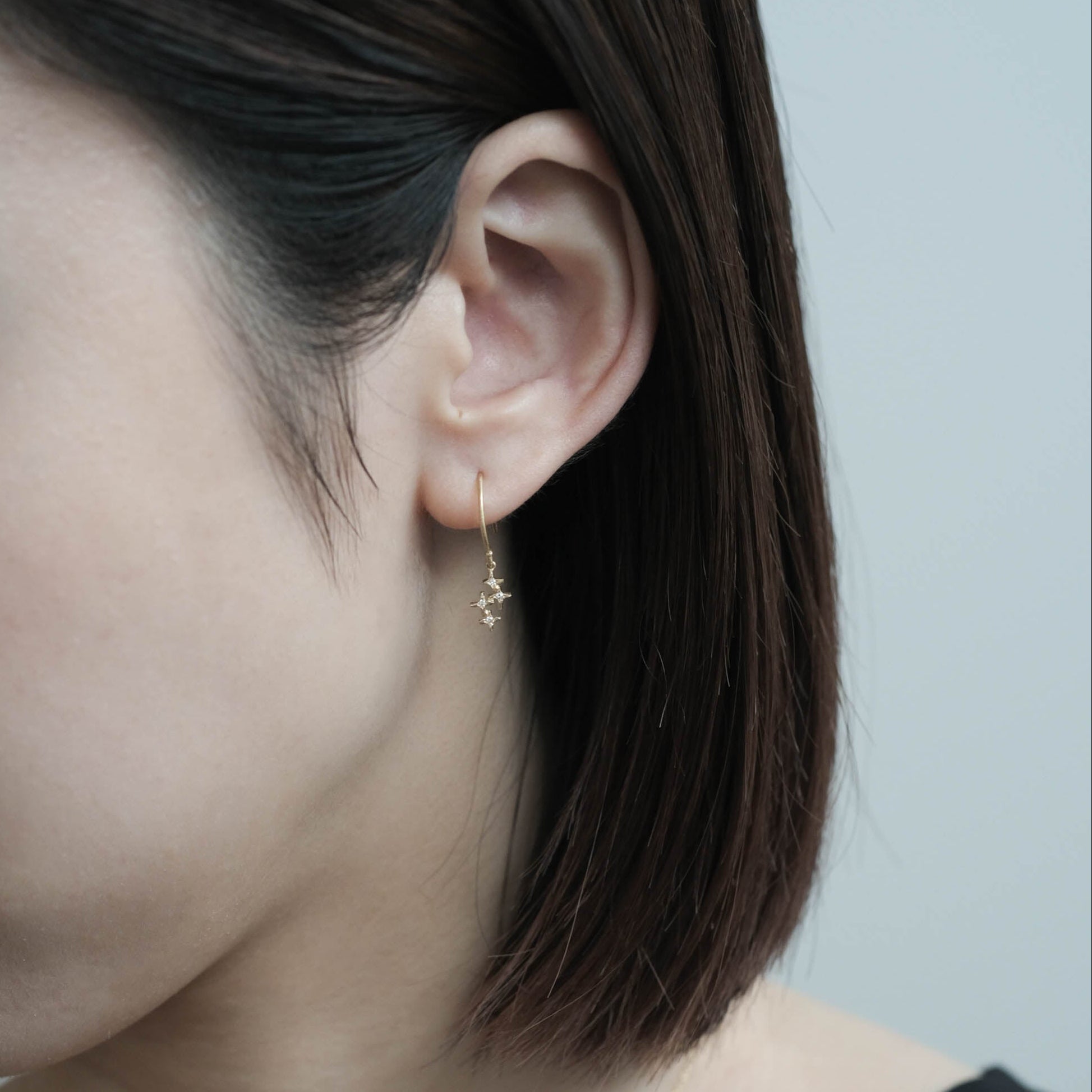 Atelier d'antan - 8 Star Hook Pierce［A030251AP008 K18］ピアス