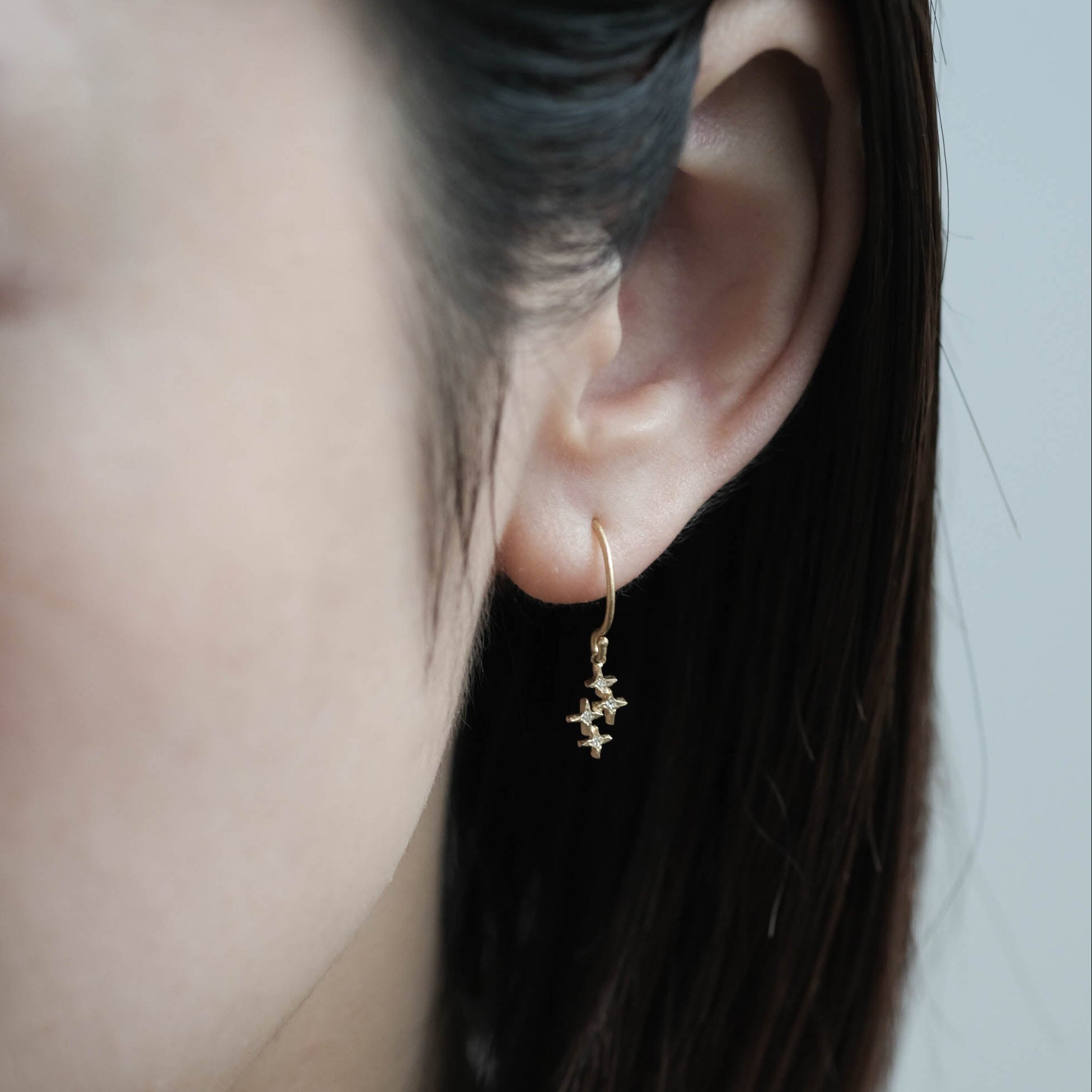 Atelier d'antan - 8 Star Hook Pierce［A030251AP008 K18］ピアス