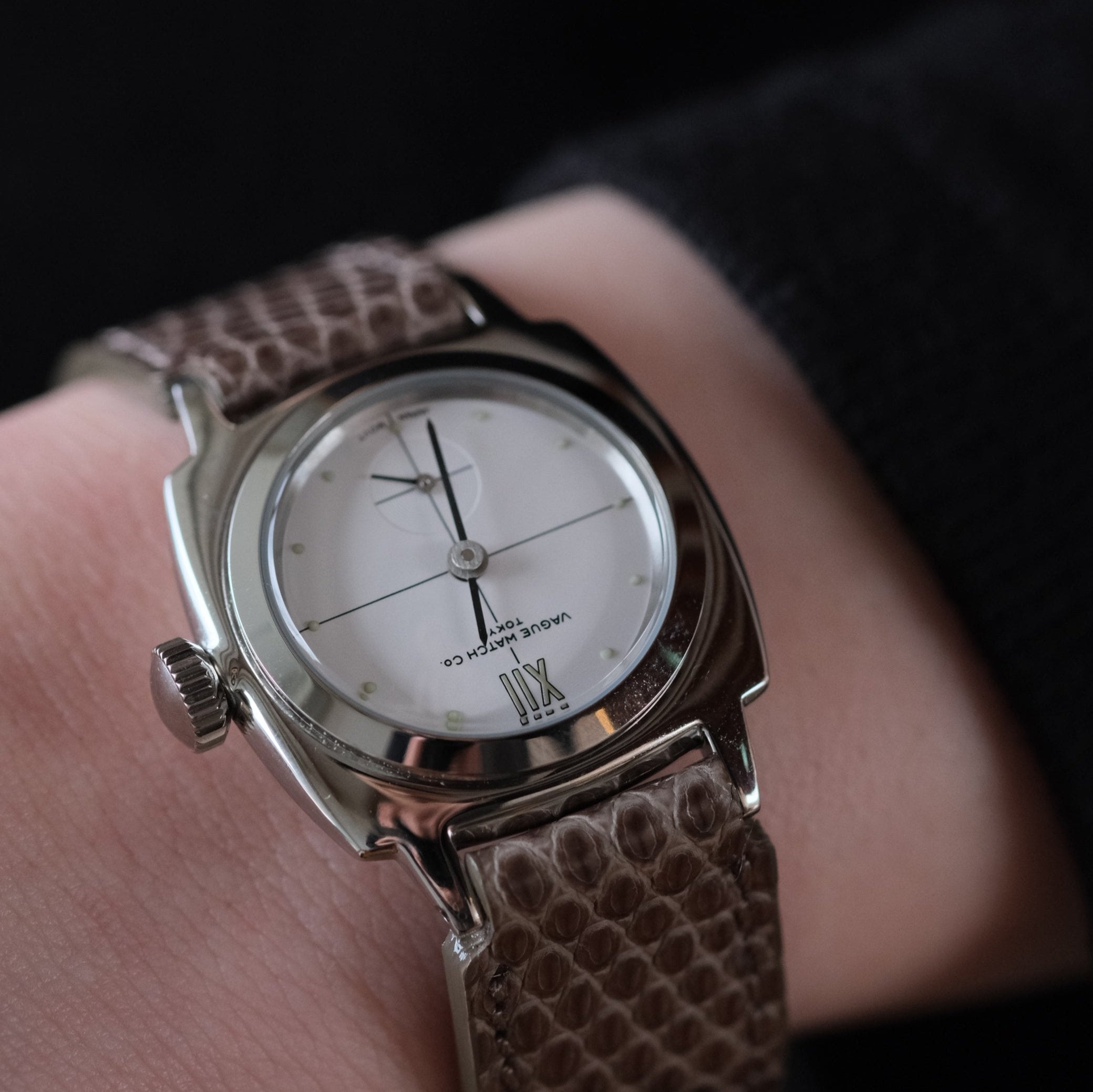 VAGUE WATCH：COUSSIN SOPHITE DRESS LIZARD - SILVER