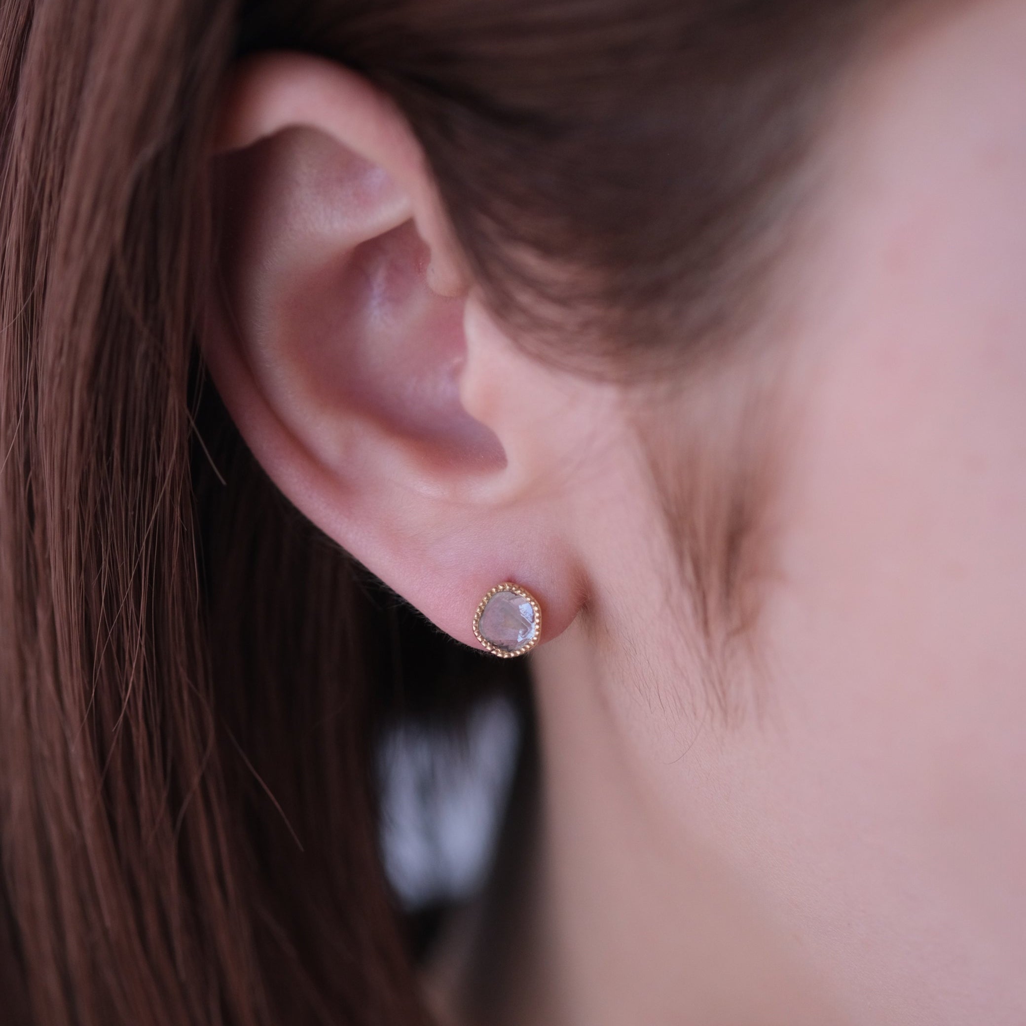 atelier plow - スライスダイヤモンド ピアス atelier plow - スライスダイヤモンド ピアス