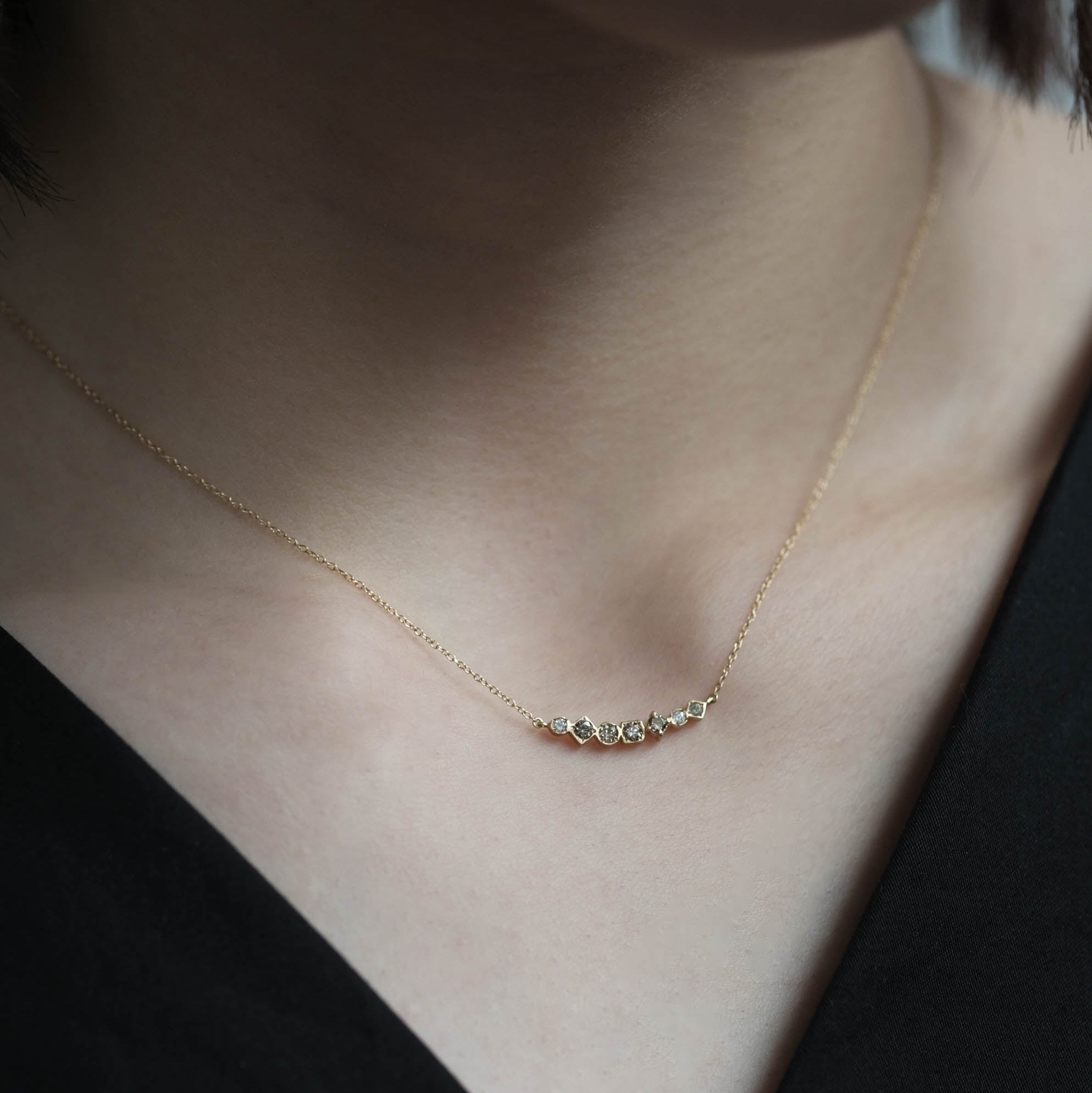 Atelier d'antan - Mixed Chocolate Necklace［A024251AN043 K18］ネックレス