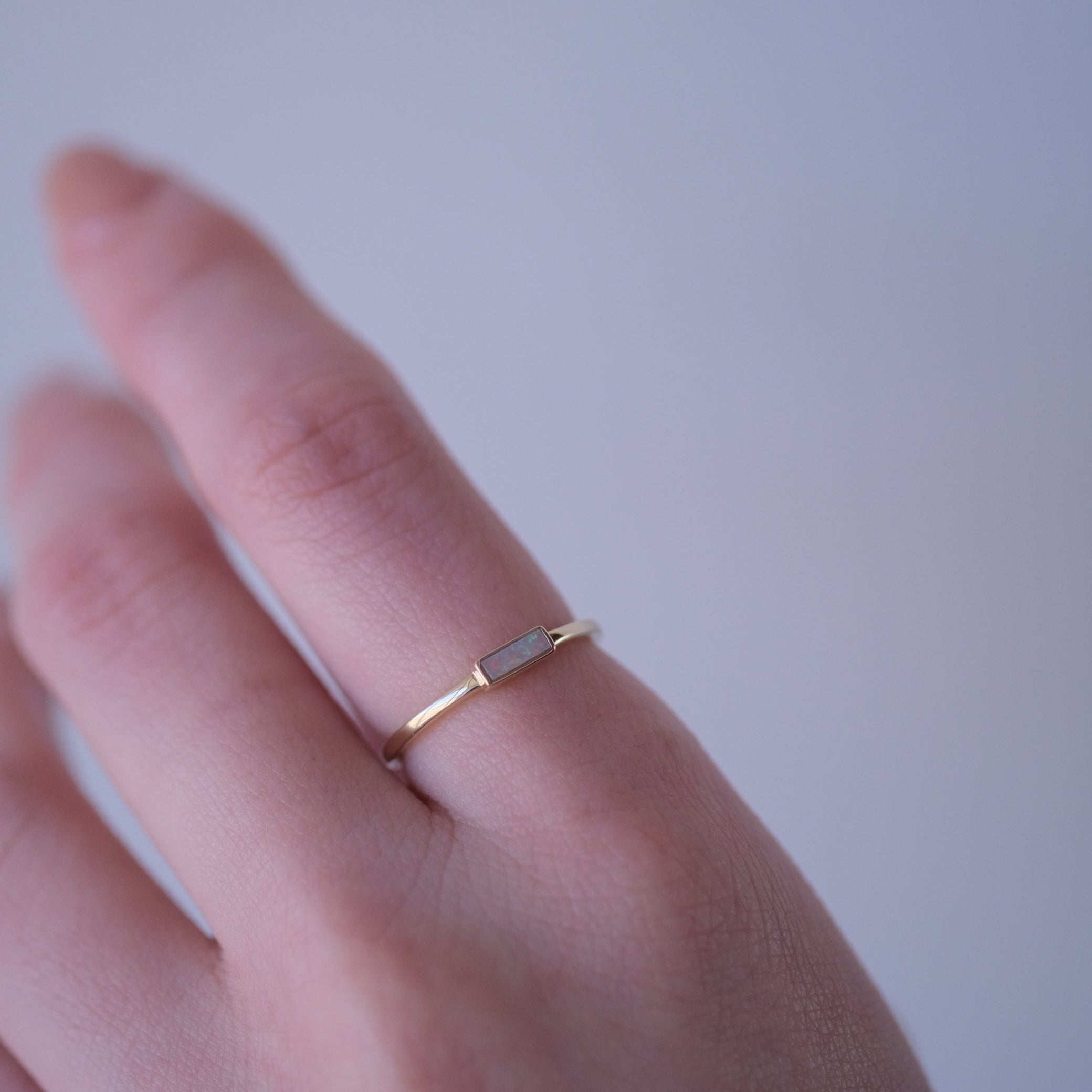 sowi：オーロラオパール リング