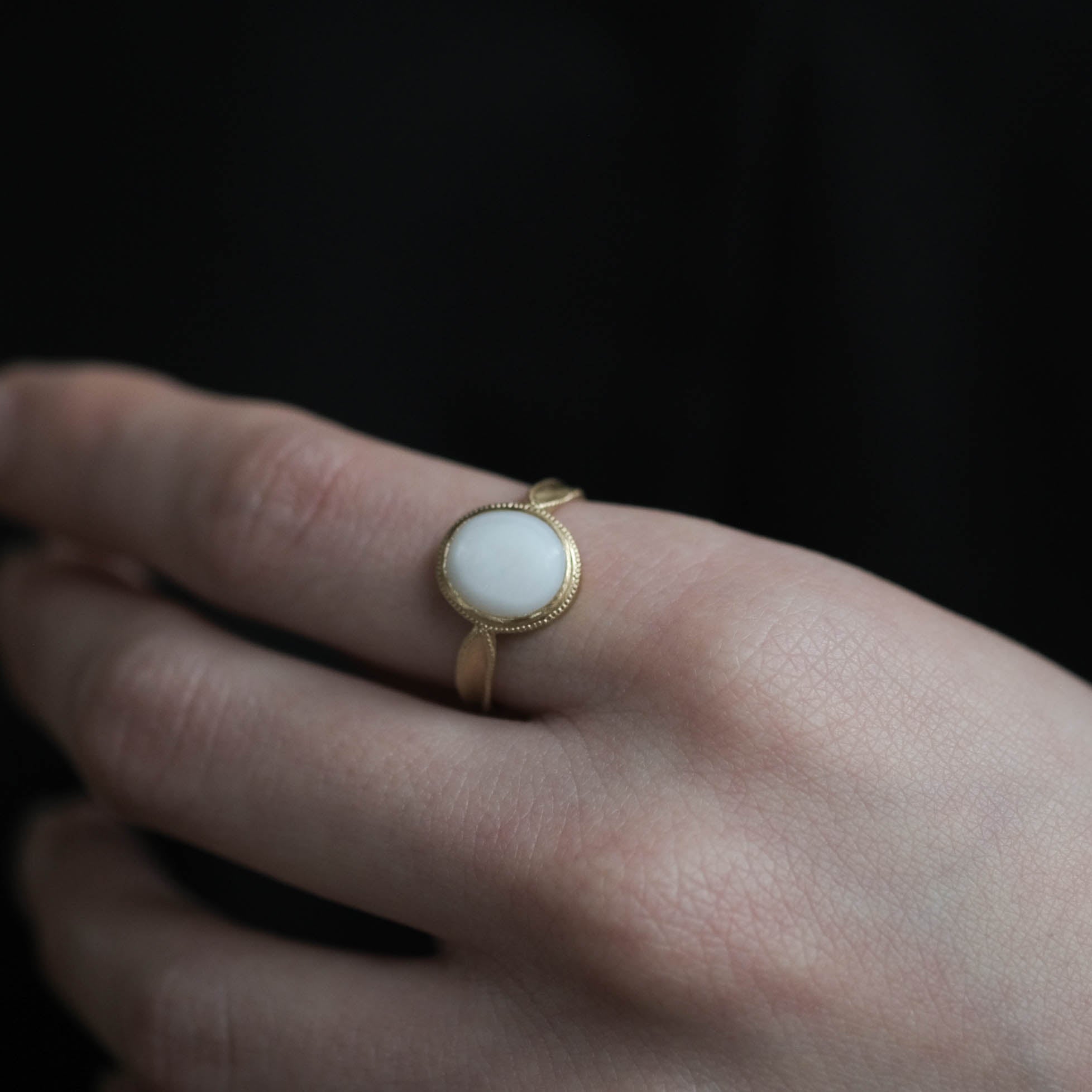 Atelier d'antan - Oval Shell Ring［A023212AR035 K18］リング