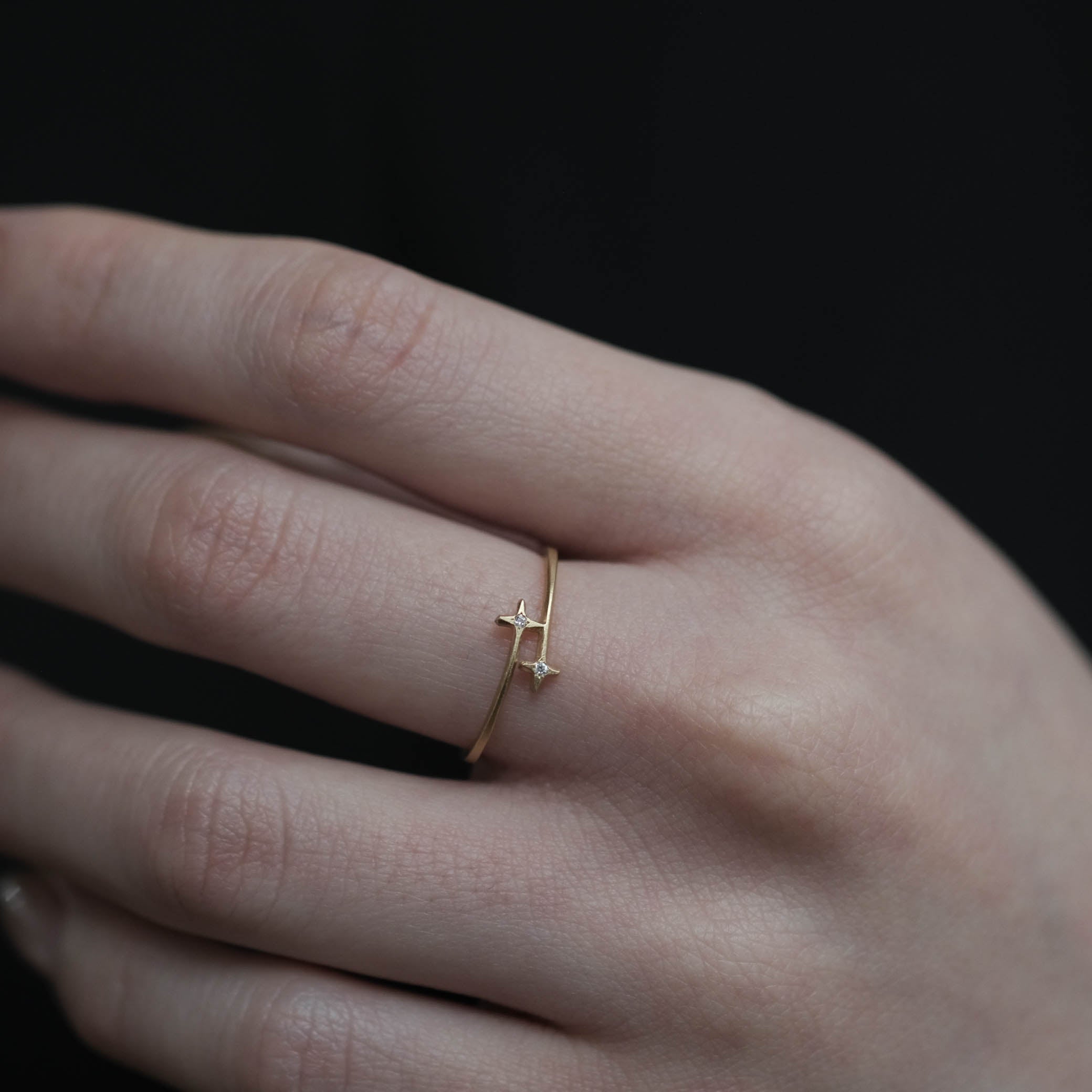 Atelier d'antan - 2 Star Ring［A030251AR002 K18］リング