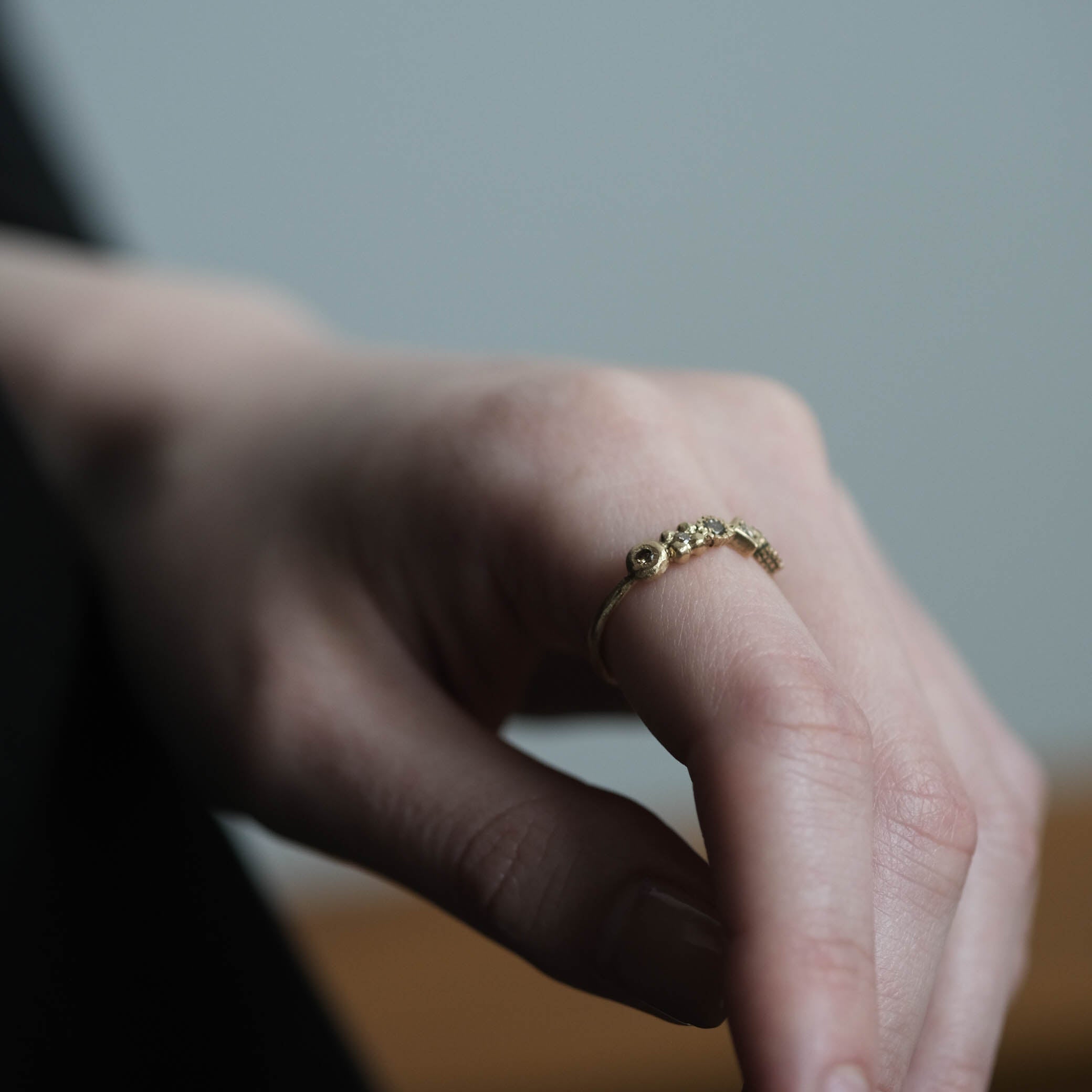 Atelier d'antan - Mixed Chocolate Ring［A024242AR037 K18］リング