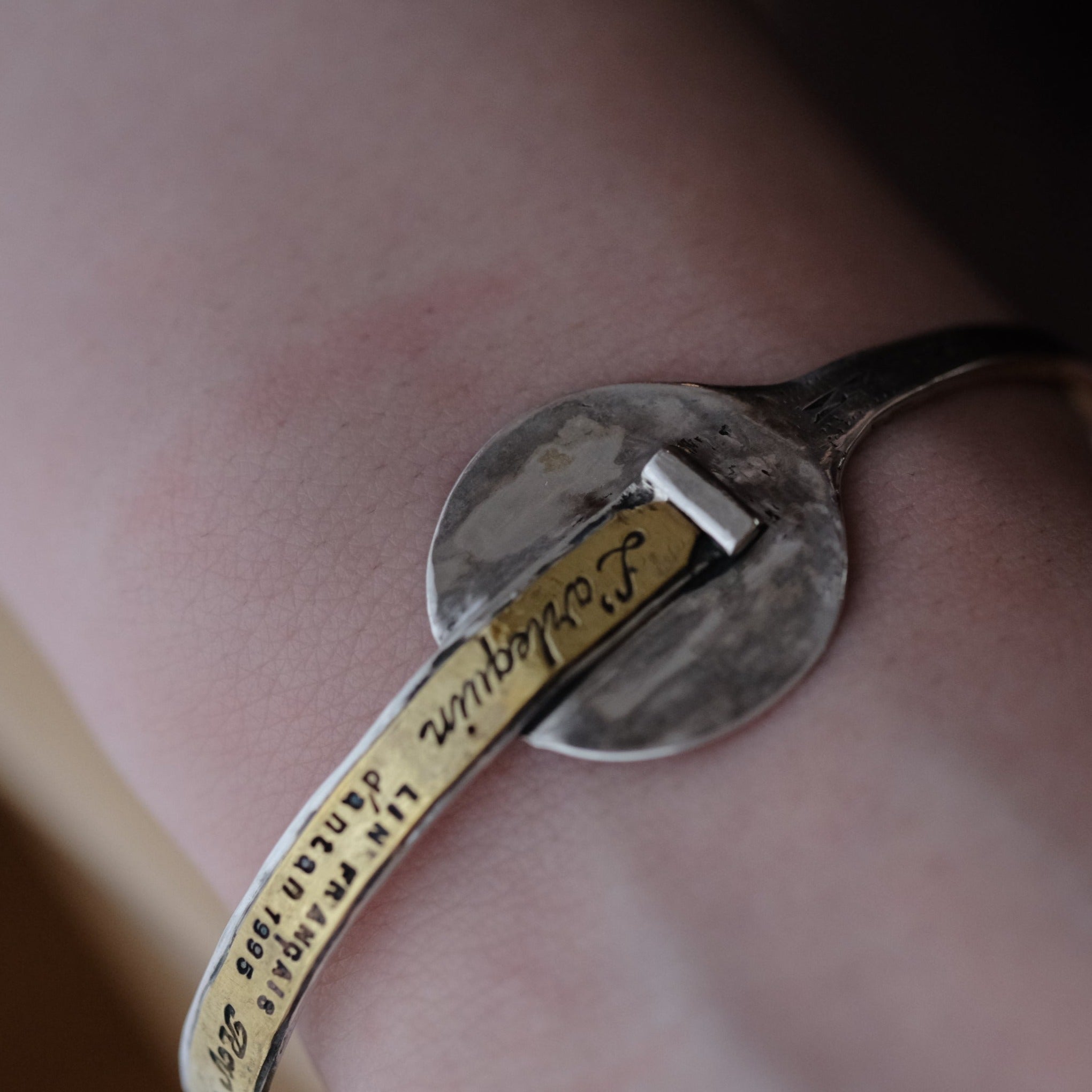 Baby spoon bangle［A202151AB033 Silver/Brass 1］バングル