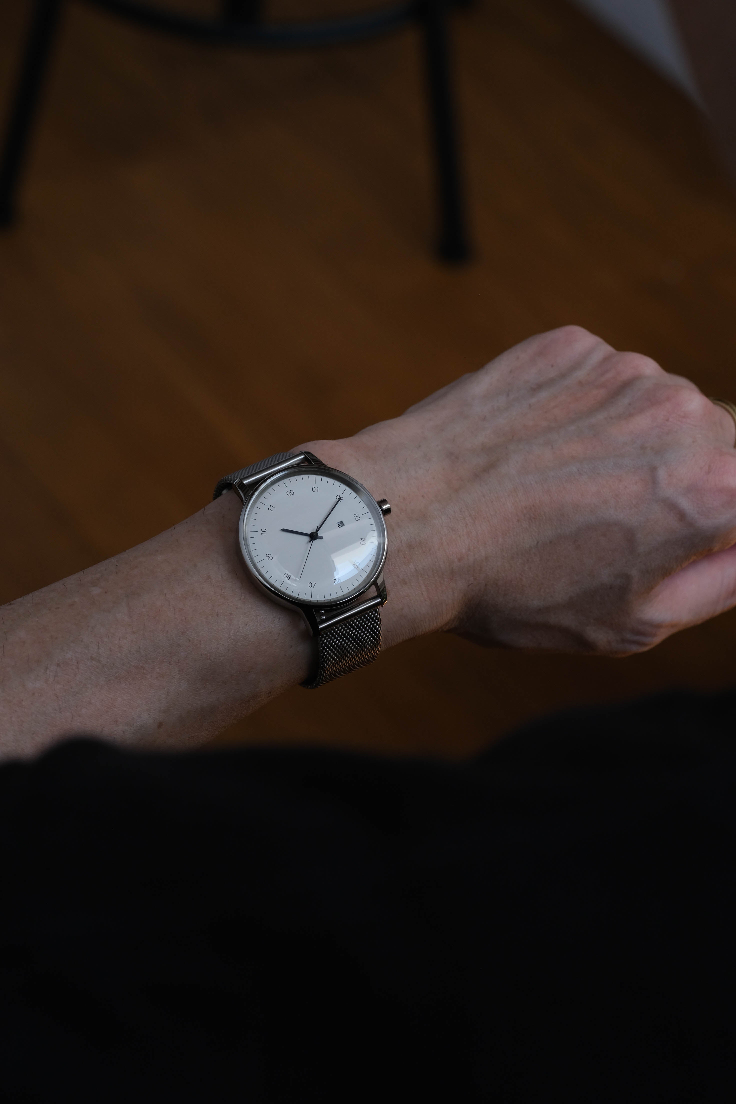 sazare SK01［No.01.01.00ME SS SILVER MIRROR FINISH / WHITE