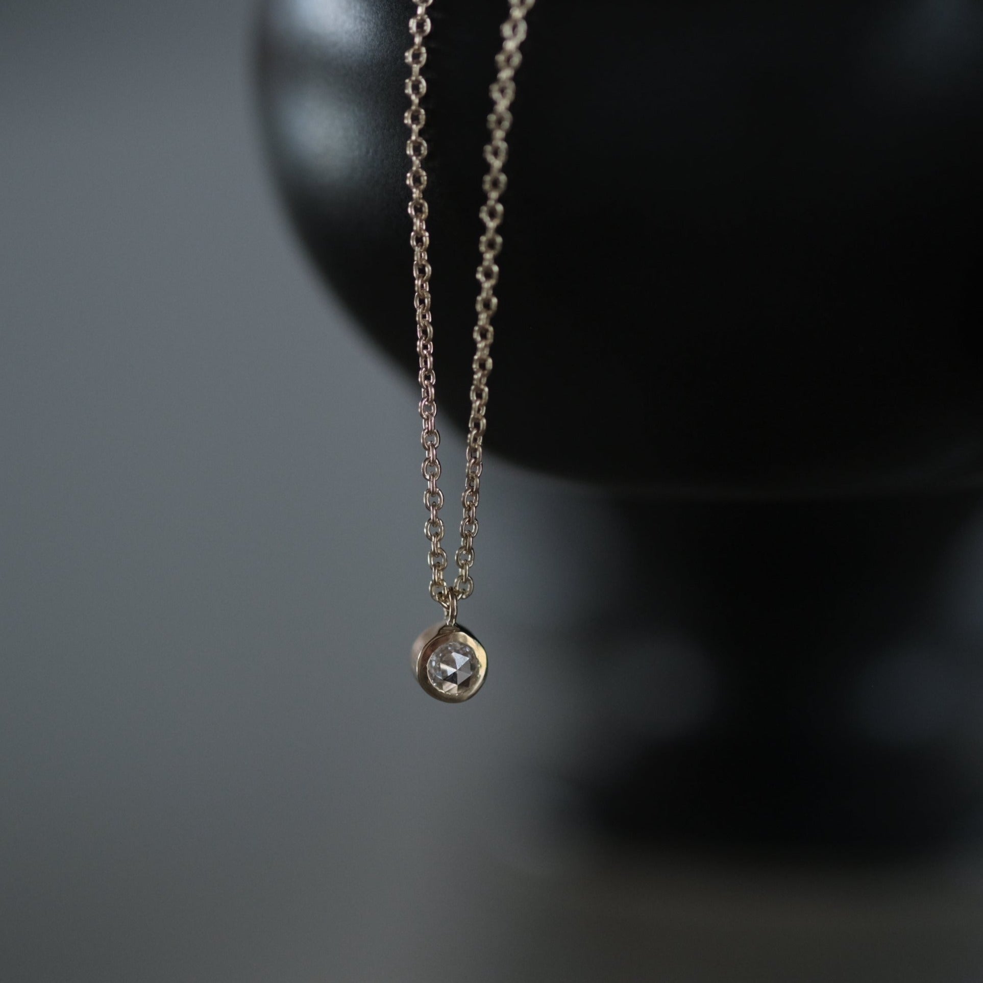 Rosecut Dia Necklace［A301241AN287 K10 Diamond］ネックレス