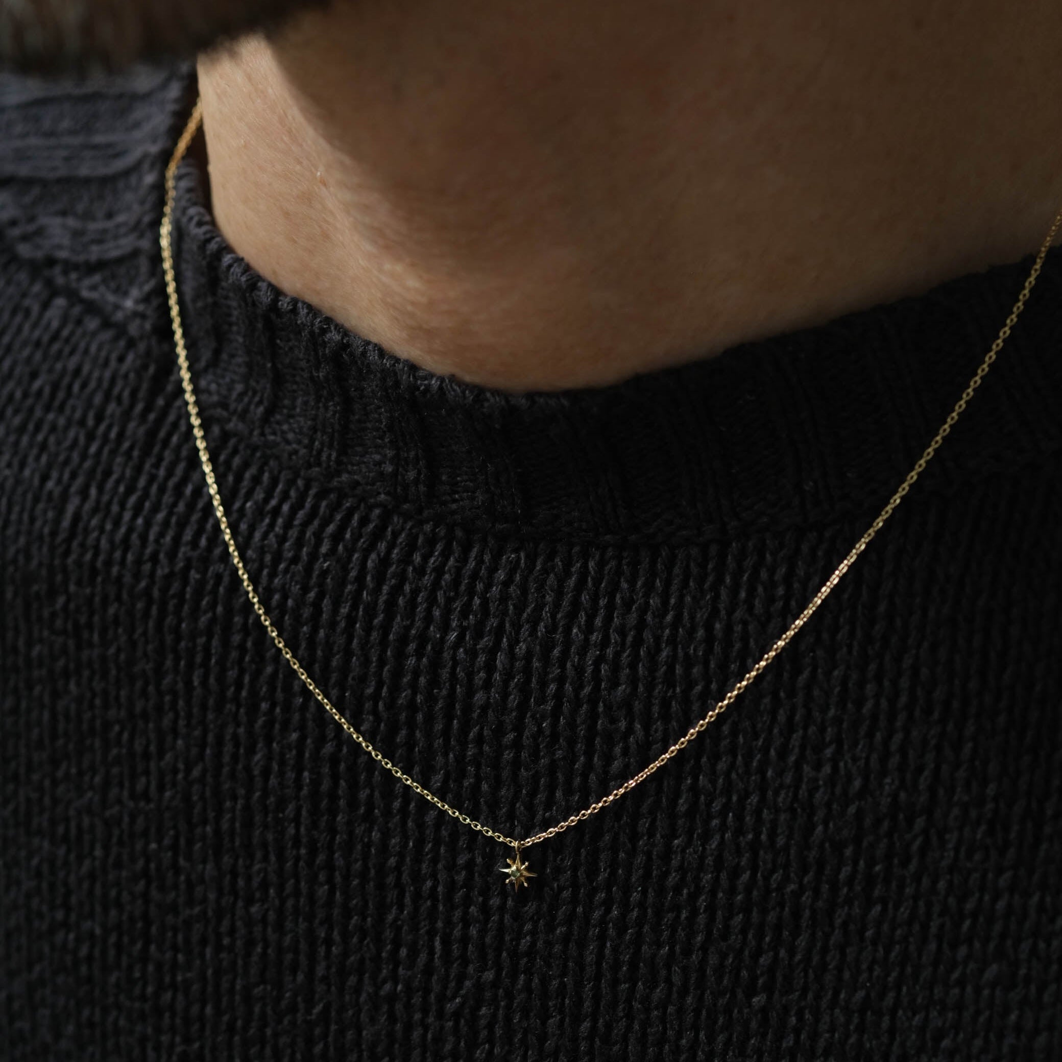 ACE by morizane-sun emerald necklace［AU750203E K18YG］ネックレス